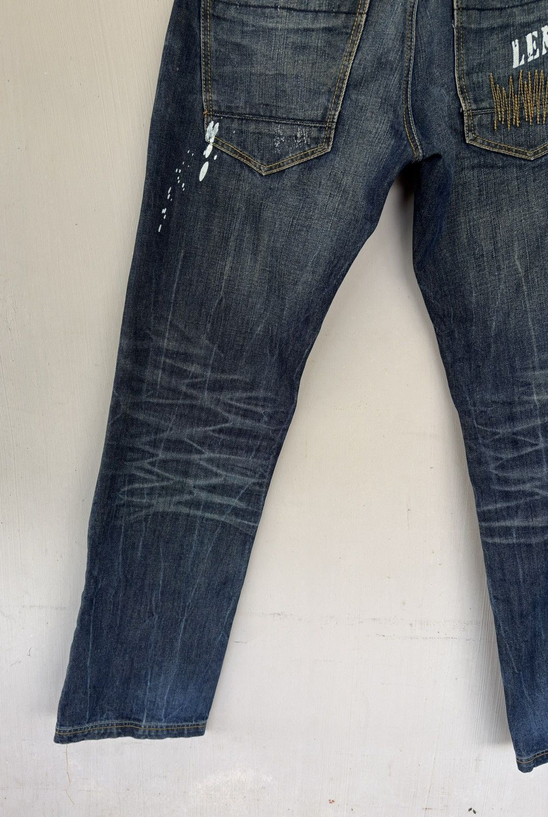 Japanese Brand Japanese Le Mans Streetwear Distressed Denim Size US 32 / EU 48 - 10 Thumbnail