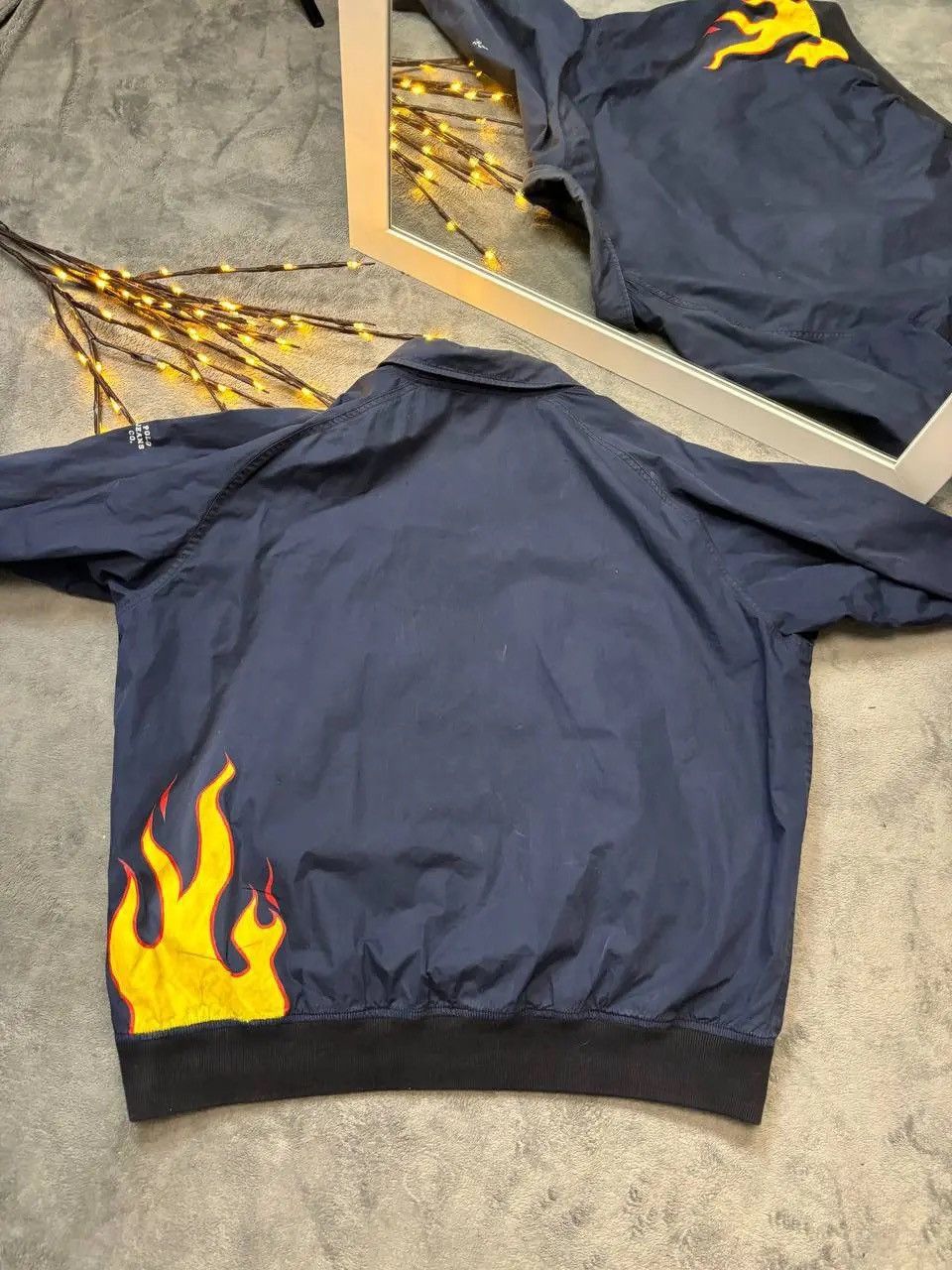 Polo Ralph Lauren × Vintage Vintage Polo Ralph Lauren sport custom faded flame jacket Size US L / EU 52-54 / 3 - 16 Thumbnail