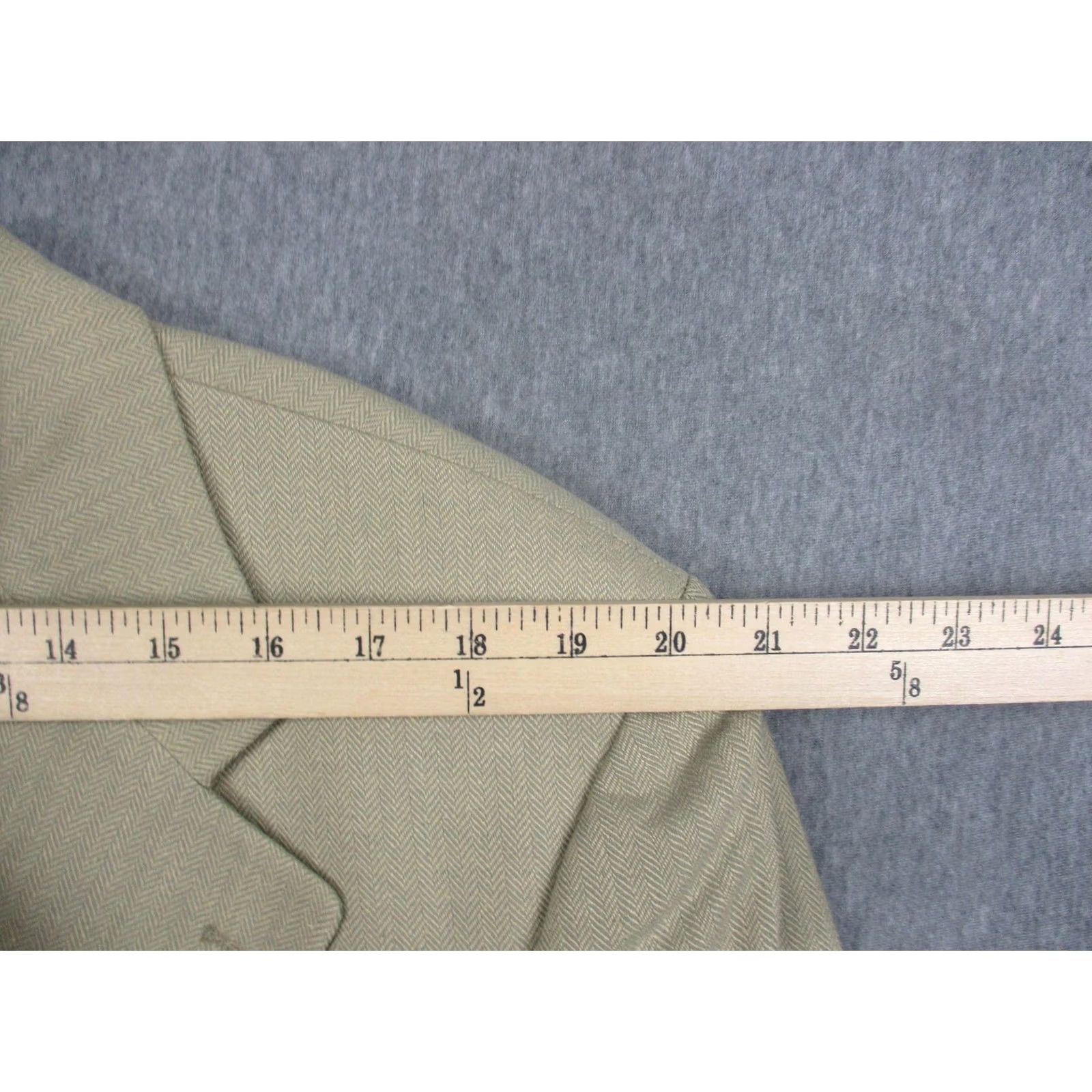 Chaps Chaps Ralph Lauren Sport Coat Mens 44 Beige Herringbone Silk Wool Size US S / EU 44-46 / 1 - 6 Thumbnail