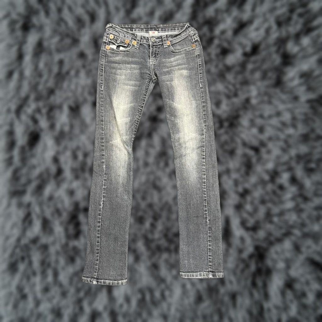 True Religion True Religion Jeans Joey Super T World Tour Distressed USA 26x33 Denim Straight Mens Jeans Blue Jean 100% Cotton Size US 26 / EU 42 - 1 Thumbnail