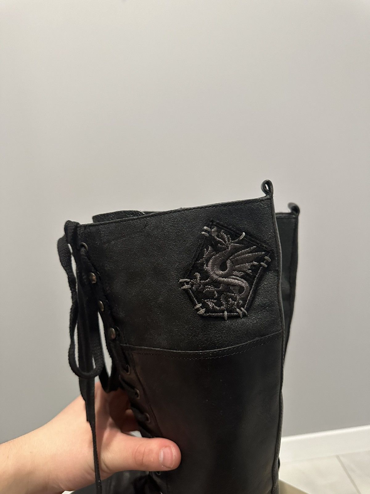 A.S.98 A.S.98 Type Avant Garde Leather High Boots Gothic Punk Size US 8 / IT 38 - 7 Thumbnail