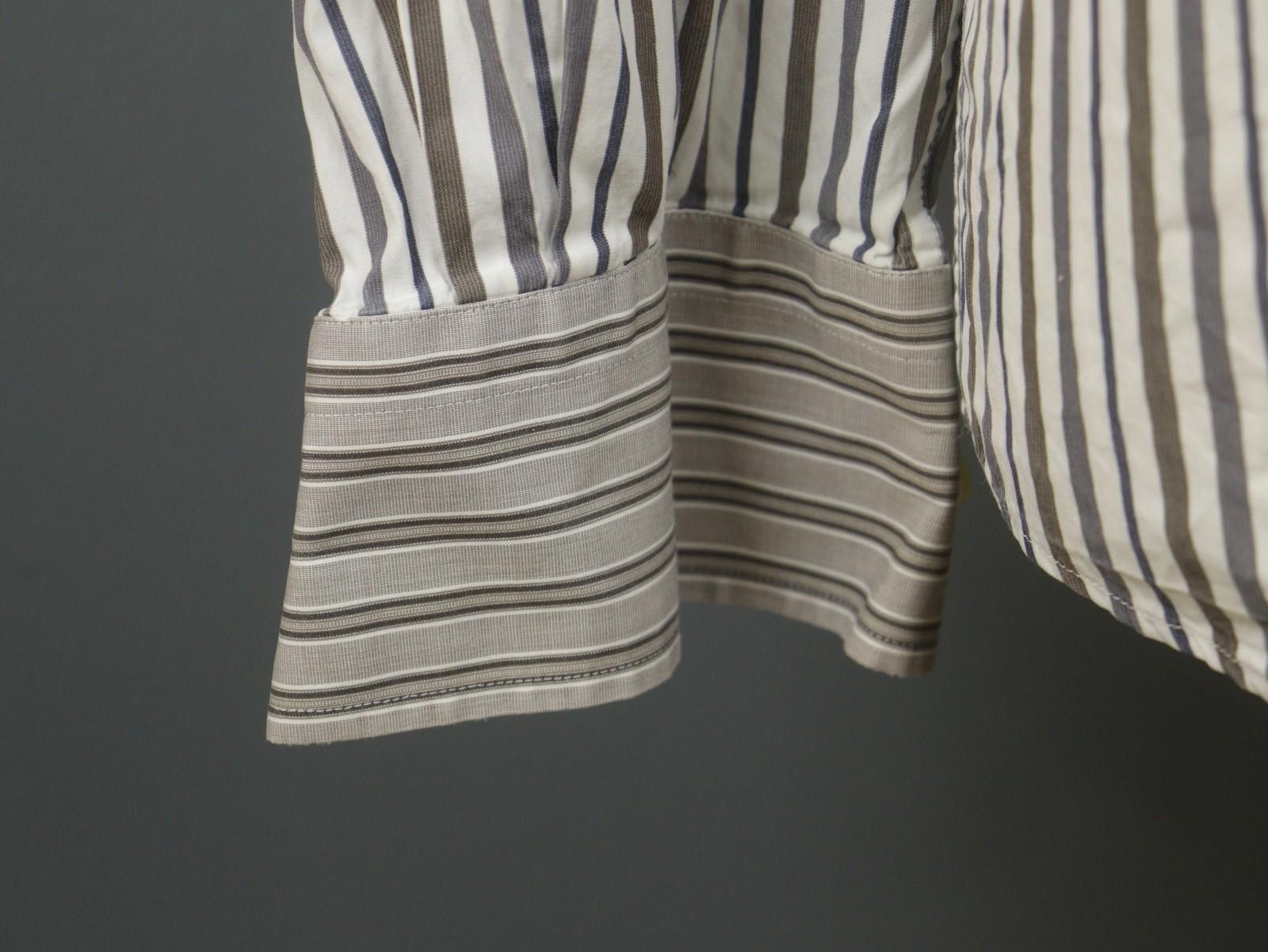 Etro ETRO Multi Striped Cotton Collared Button-Up Shirt Size 39 Size US M / EU 48-50 / 2 - 4 Thumbnail