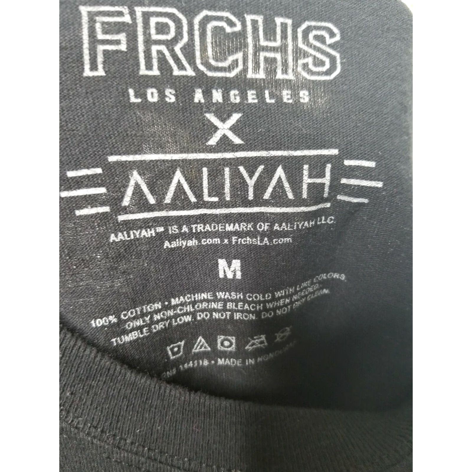 Vintage VINTAGE Aaliyah Share My World Tour 90s Black Long Sleeve T Shirt Mens M Size US M / EU 48-50 / 2 - 6 Thumbnail