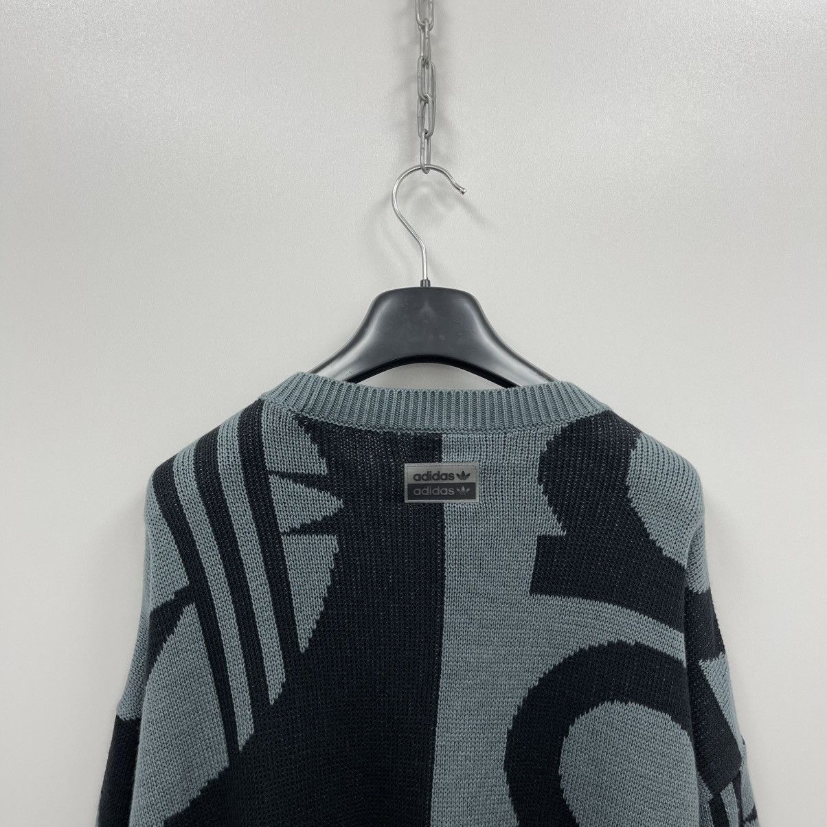 Adidas Adidas Originals R.Y.V. Logo Fishn Cotton Knit Crew Sweater Size US M / EU 48-50 / 2 - 5 Thumbnail