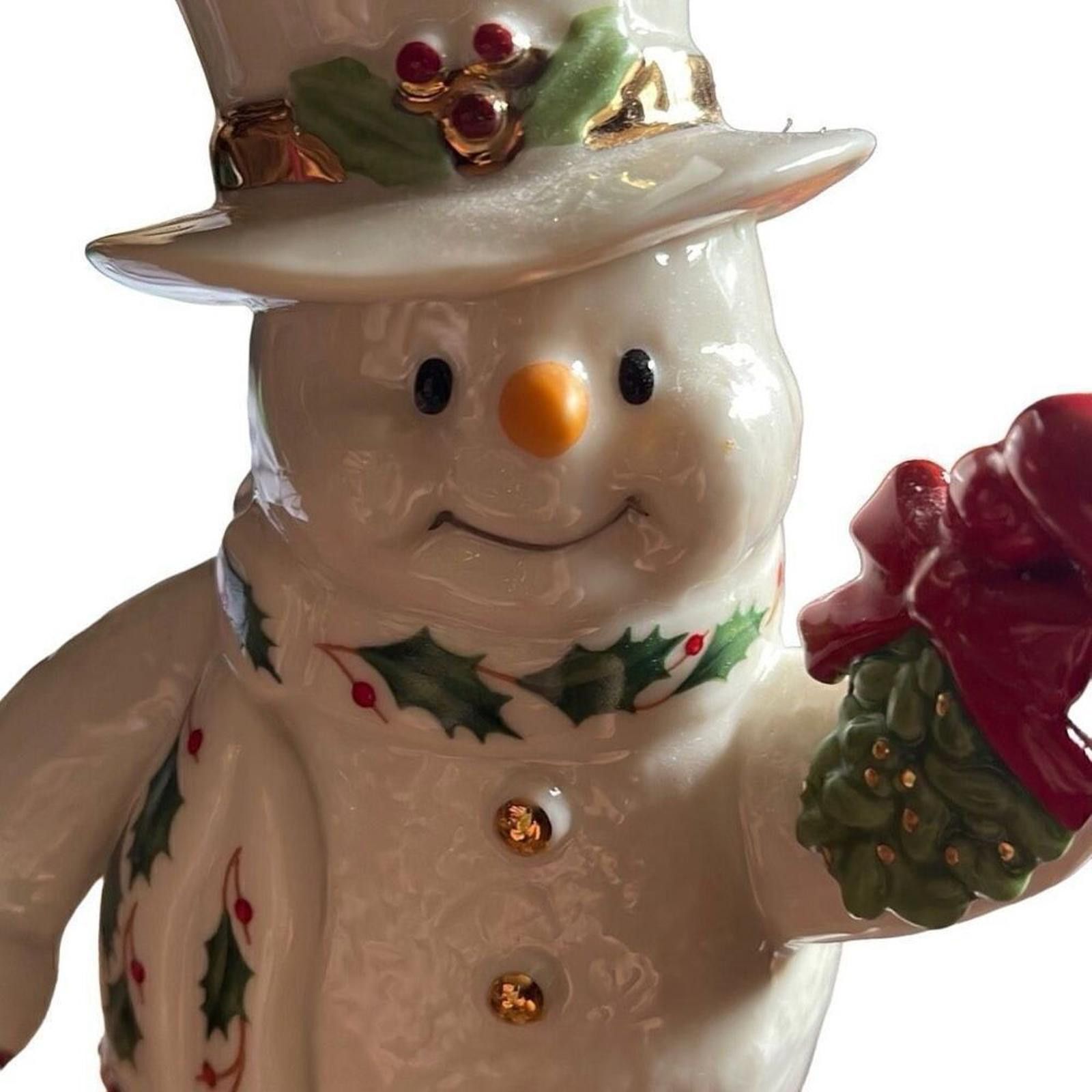 Designer Lenox Merry mistletoe snow man Size ONE SIZE - 4 Thumbnail