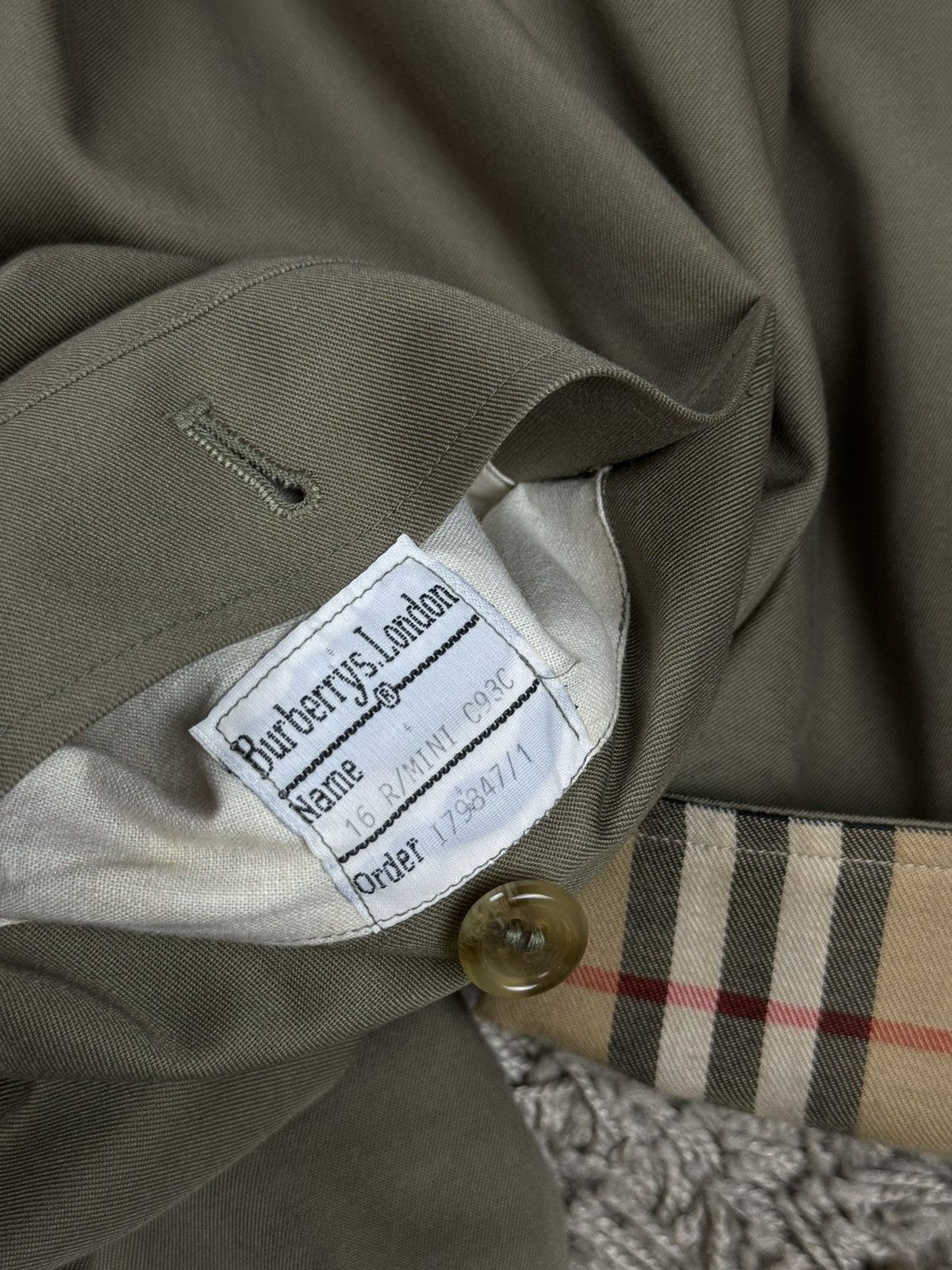 Burberry × Vintage Vintage trench coat Burberry original luxury streetwear item Size XXL / US 16-18 / IT 52-54 - 5 Thumbnail