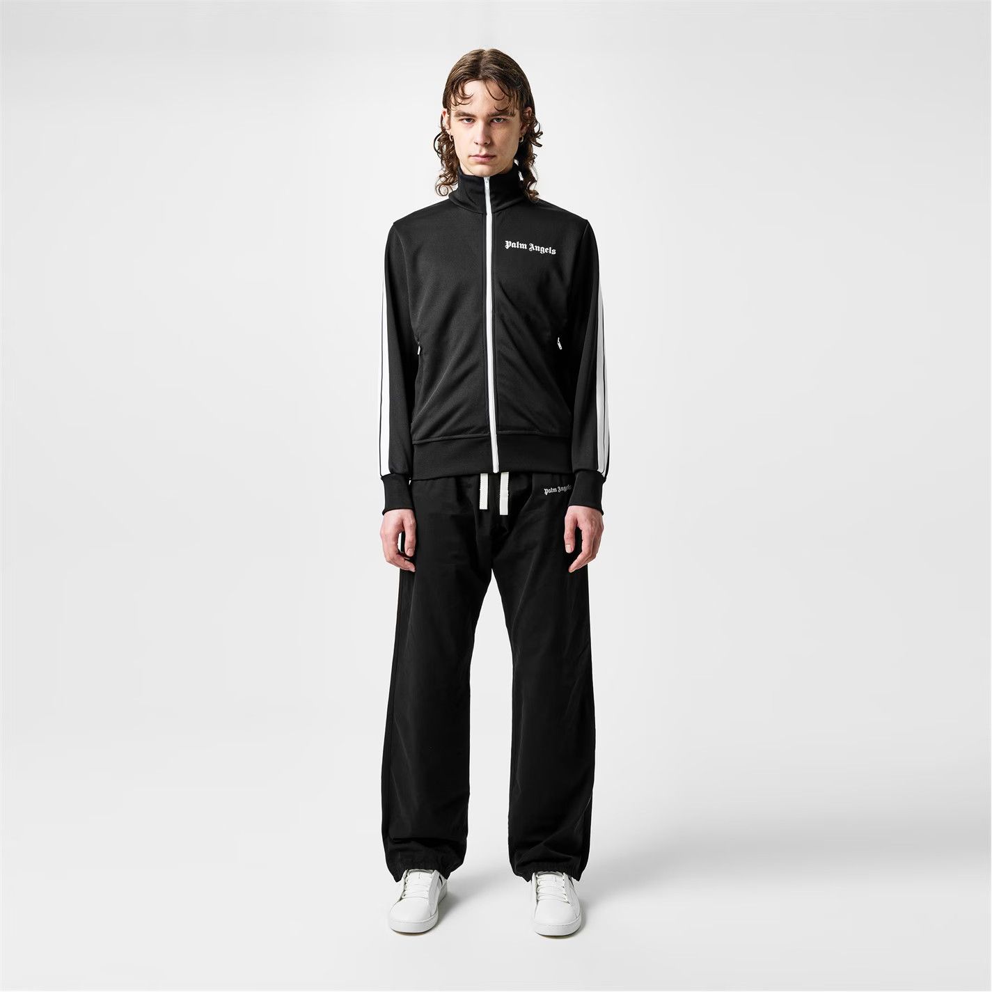 Palm Angels o1g2r1mq0426 Classic Tracksuit Jacket in Black Size US XXS / EU 40 - 4 Thumbnail