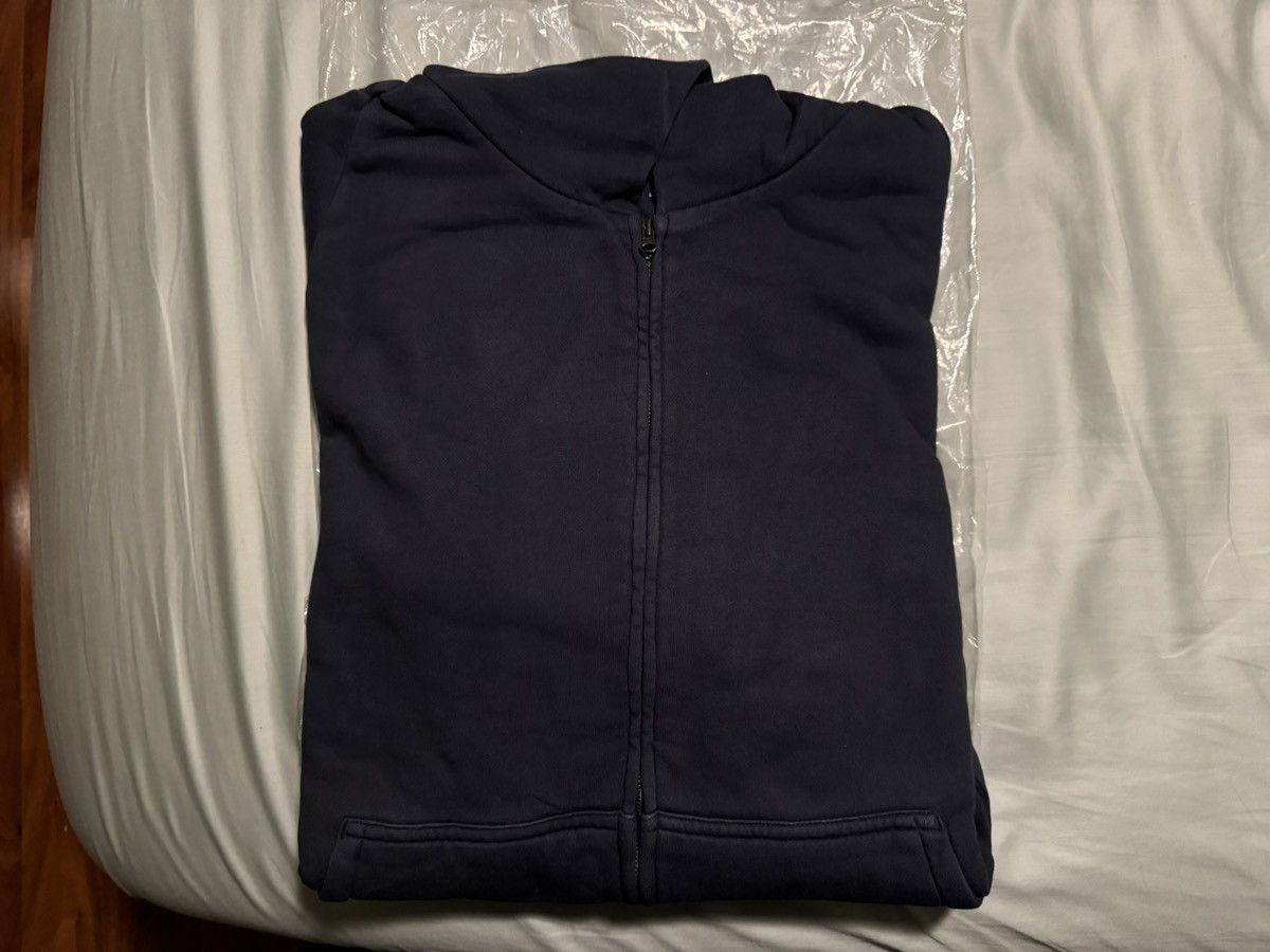 Balenciaga × Gap × Kanye West Yeezy Gap Zip Up Hoodie Navy Size Medium Size US M / EU 48-50 / 2 - 1 Thumbnail