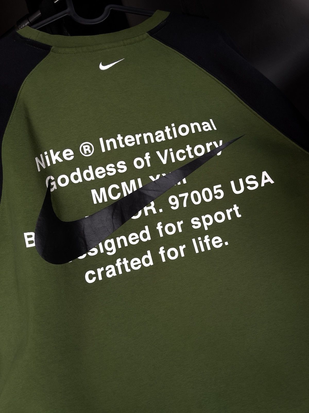 Nike Nike M NSW Double Swoosh Crew Sweatshirt Size US M / EU 48-50 / 2 - 2 Thumbnail