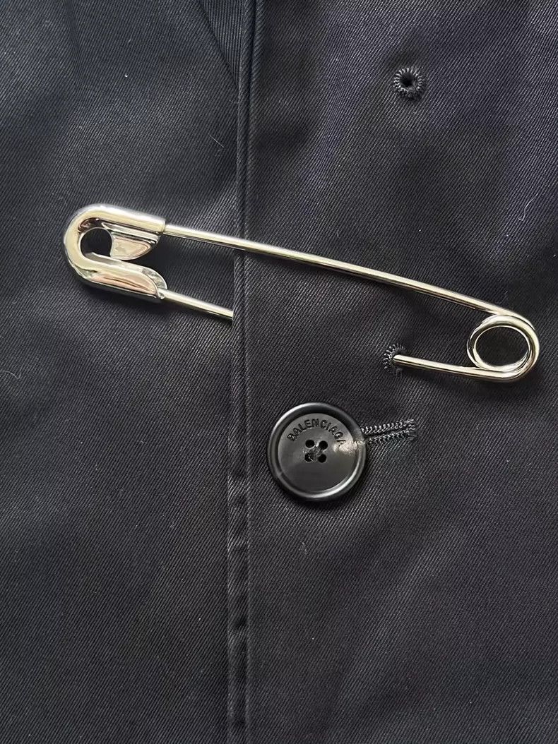 Balenciaga Balenciaga Solid Paper Clip Casual Long Sleeve Blazer Size US S / EU 44-46 / 1 - 3 Thumbnail