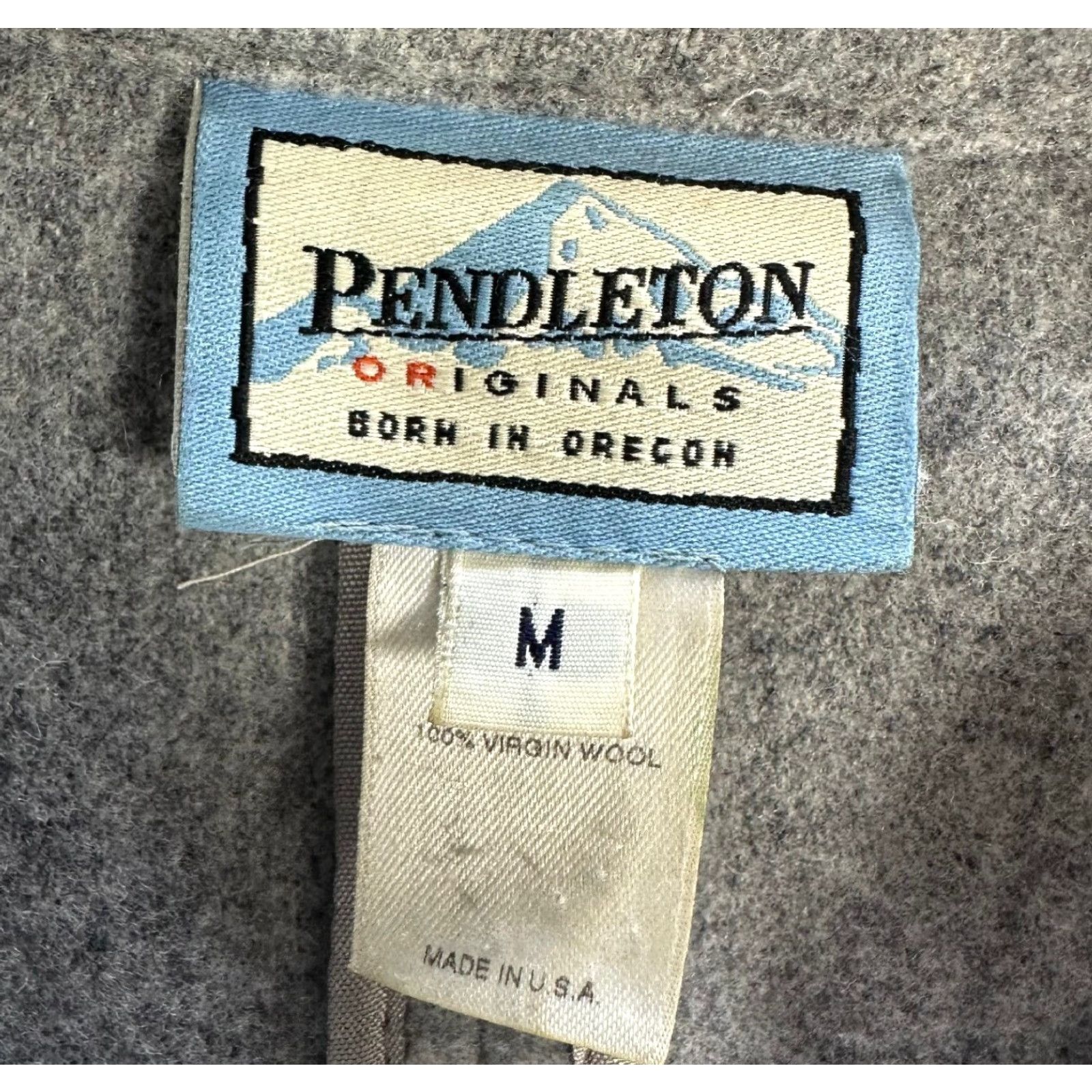 Pendleton VINTAGE Pendleton Women Jacket Gray Wool One Button Blazer Size M Casual Shirts & Blazers Woman Mens Girls Size M / US 6-8 / IT 42-44 - 3 Thumbnail