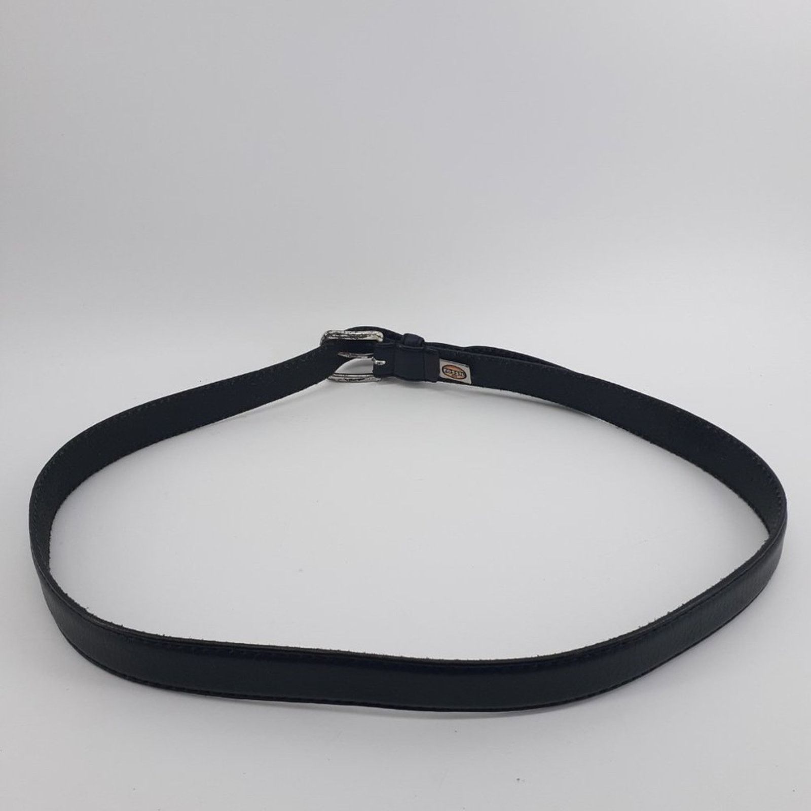 Fossil Vintage Fossil Men's Black Genuine Leather Dress Belt 44 Size 44 - 9 Thumbnail