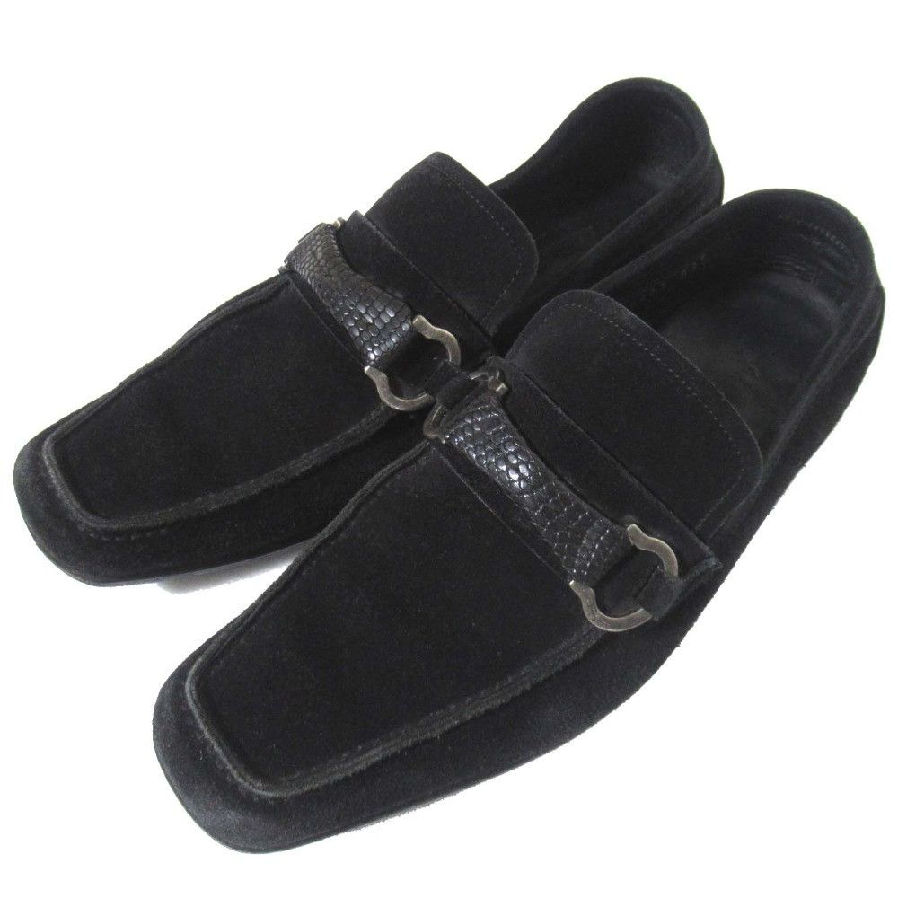 Salvatore Ferragamo Salvatore Ferragamo Salvatore Ferragamo Gancini Suede Loafer Leather Shoes DUTY FREE for USA Size ONE SIZE - 1 Thumbnail