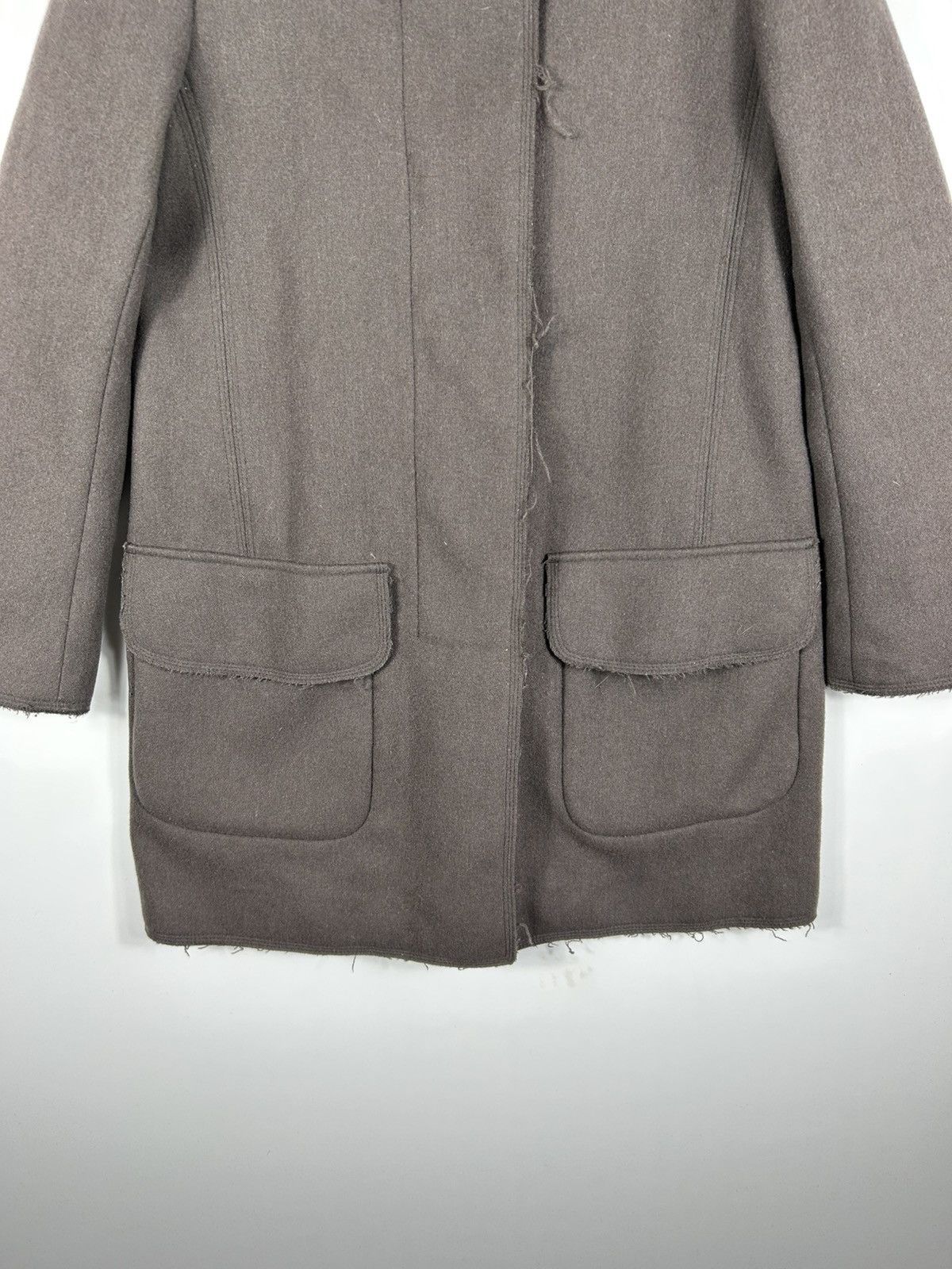 Japanese Brand × Jil Sander × Uniqlo 🔥Jil Sander Uniqlo UK Wool Hooded Button Jacket Size M / US 6-8 / IT 42-44 - 5 Thumbnail