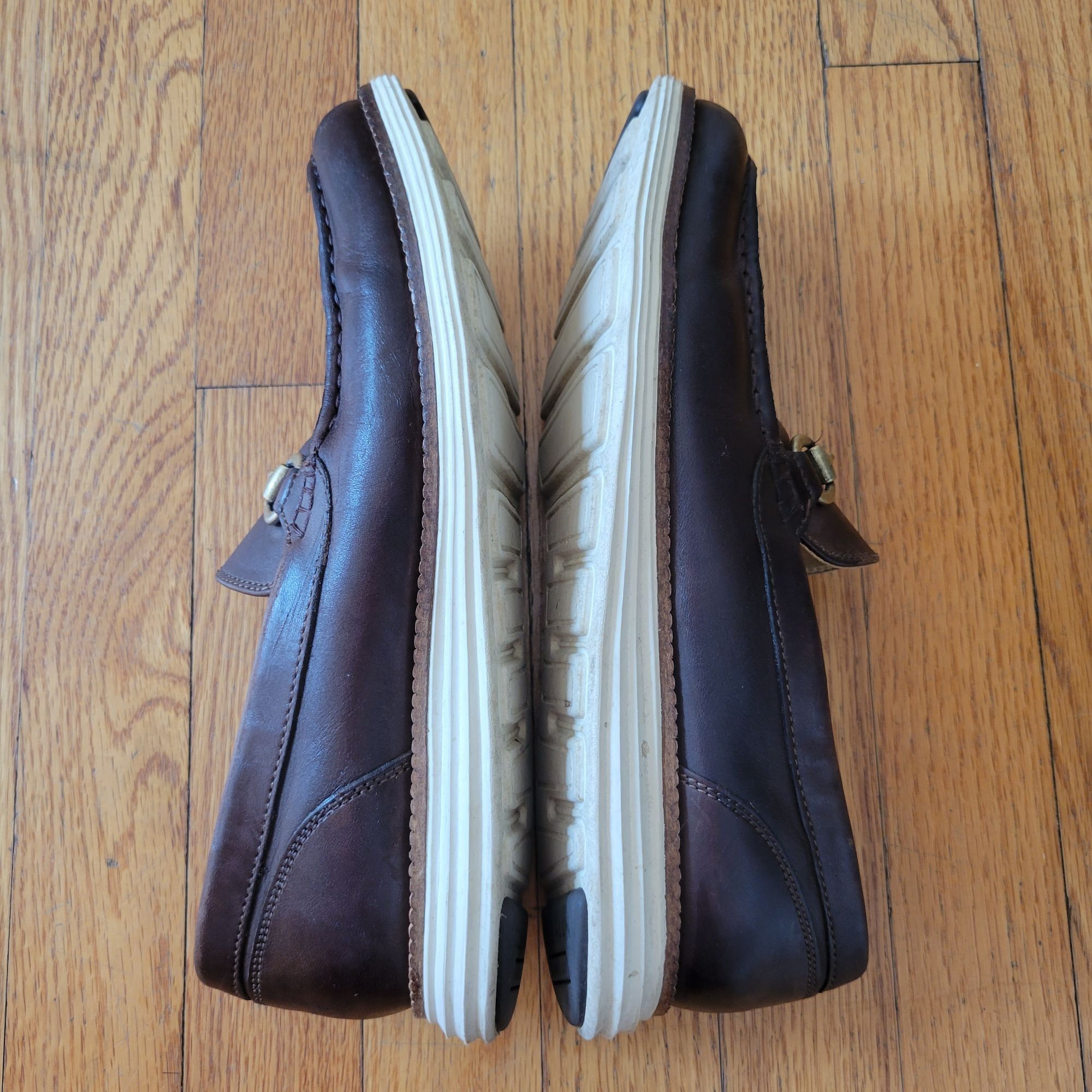 Cole Haan Cole Haan 8M Brown Leather Loafers Horsebit Dress Shoes Prep Size US 8 / EU 41 - 6 Thumbnail