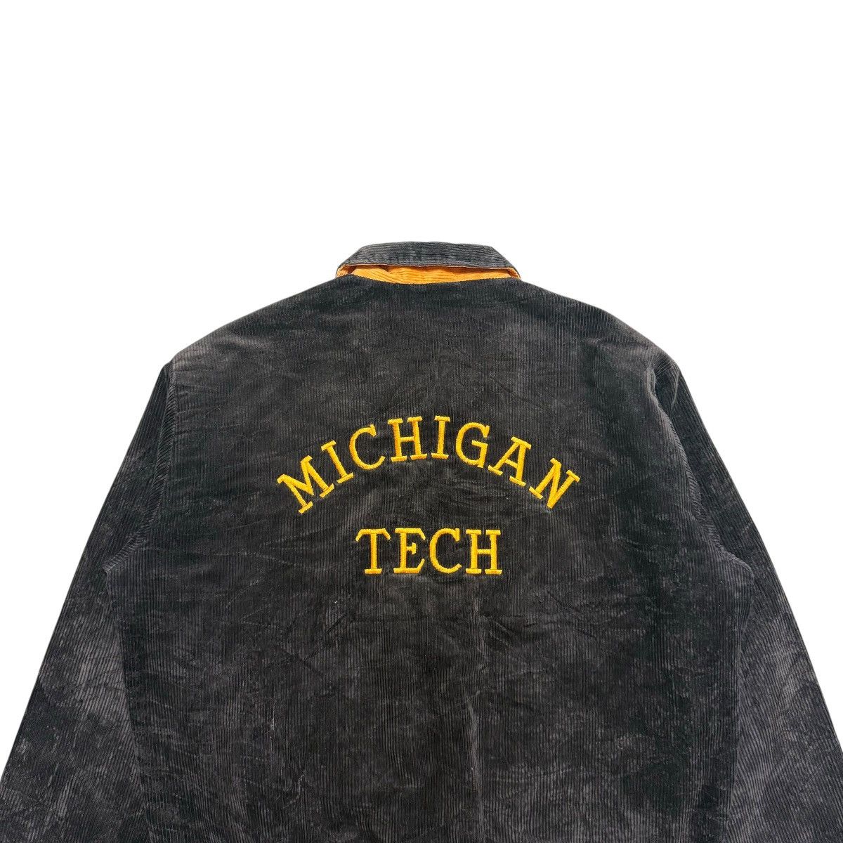 Delong Vintage Delong Michigan Tech Bomber Jacket Size US L / EU 52-54 / 3 - 8 Thumbnail