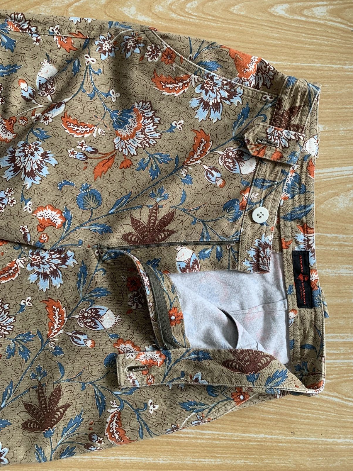Designer × Hiroko Koshino Homme × Japanese Brand 🔥 Hiroko Koshino Floral Full print Pants Size 26" / US 2 / IT 38 - 18 Thumbnail