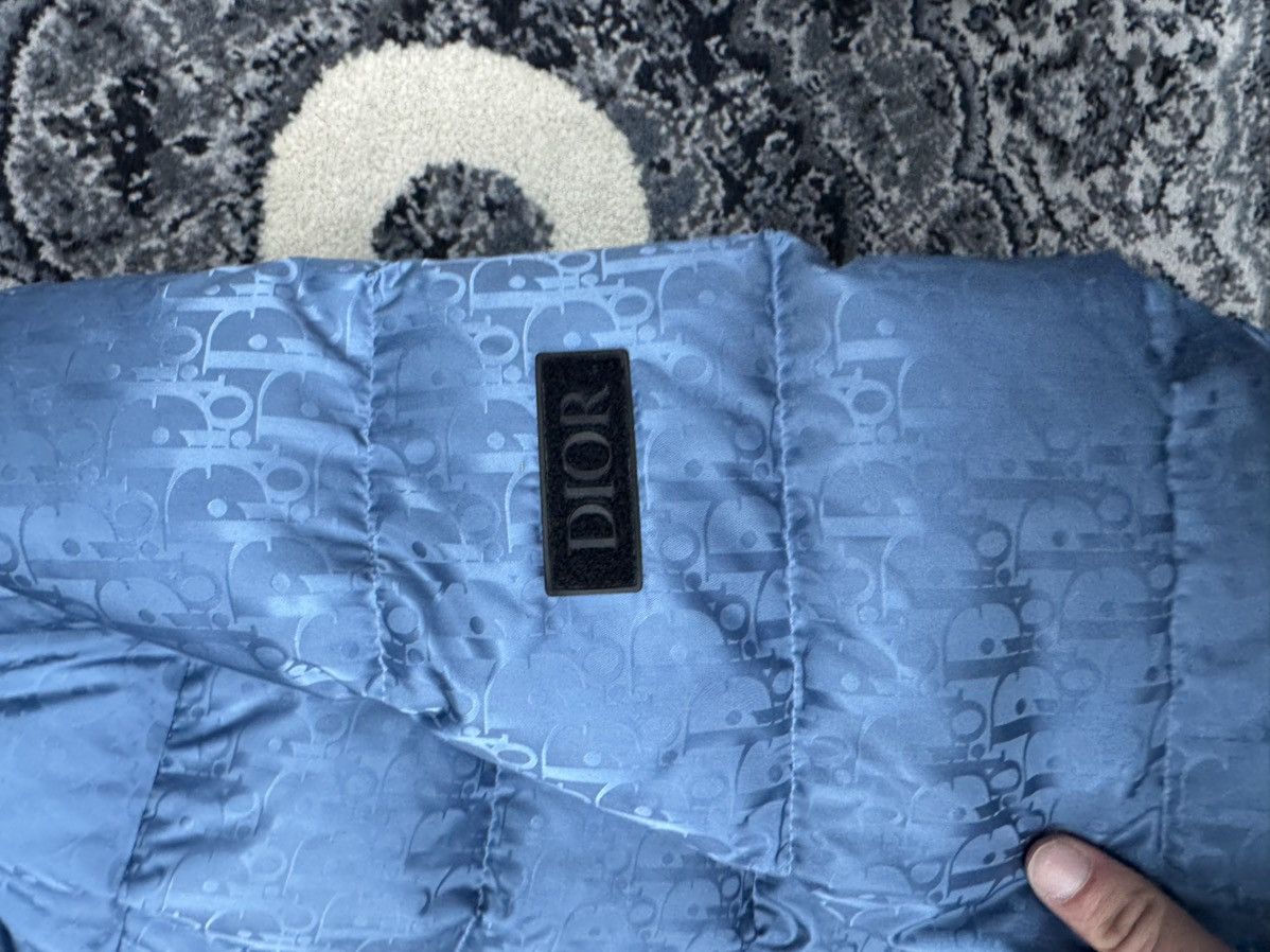 Dior Dior oblique puffer jacket blue Size US XXL / EU 58 / 5 - 4 Thumbnail