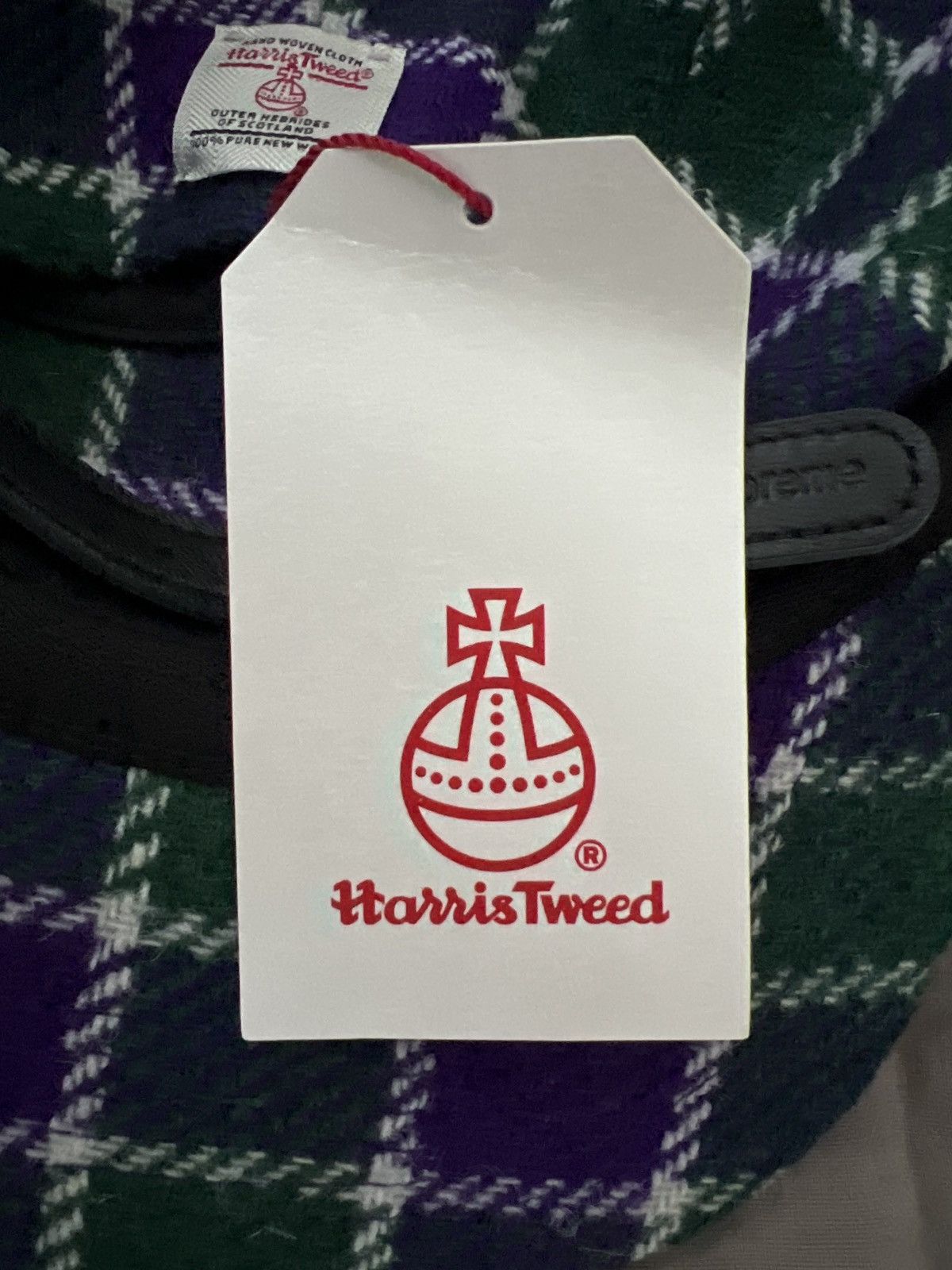 Supreme SUPREME HARRIS TWEED CAMP CAP Size ONE SIZE - 4 Thumbnail