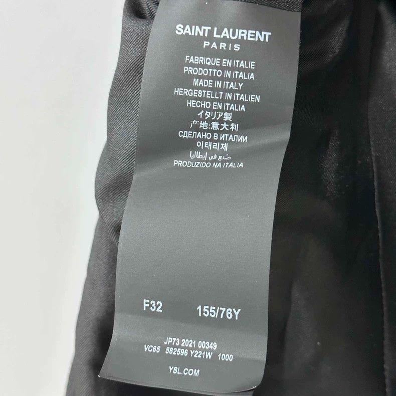 Saint Laurent Paris Saint Laurent Paris black blazer 2505-Nextarrow Size 4XL / US 24-26 - 5 Thumbnail