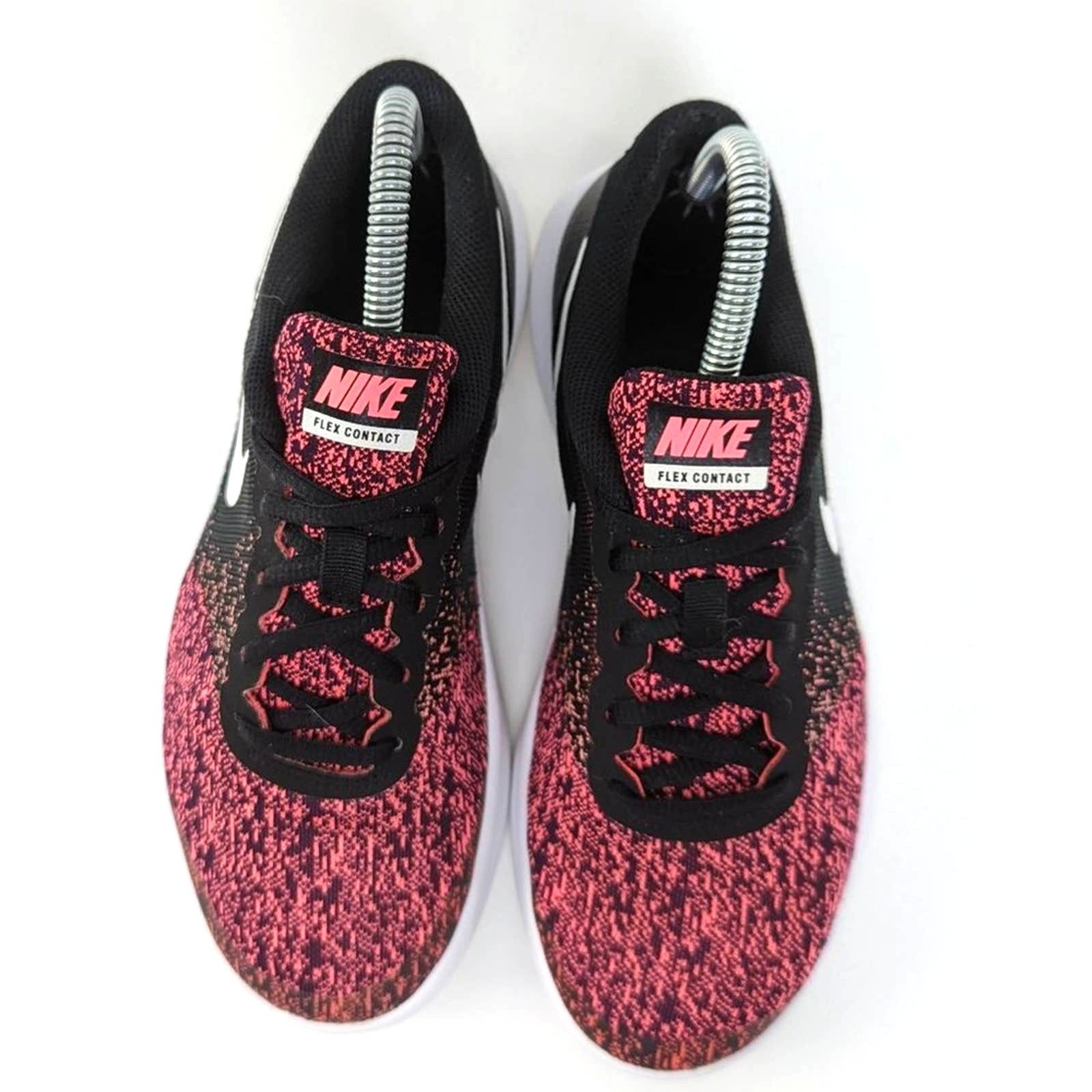 Nike Nike Flex Contact GS - Pink Oreo Running Shoes - 7.5 Size US 6 / EU 39 - 1 Thumbnail