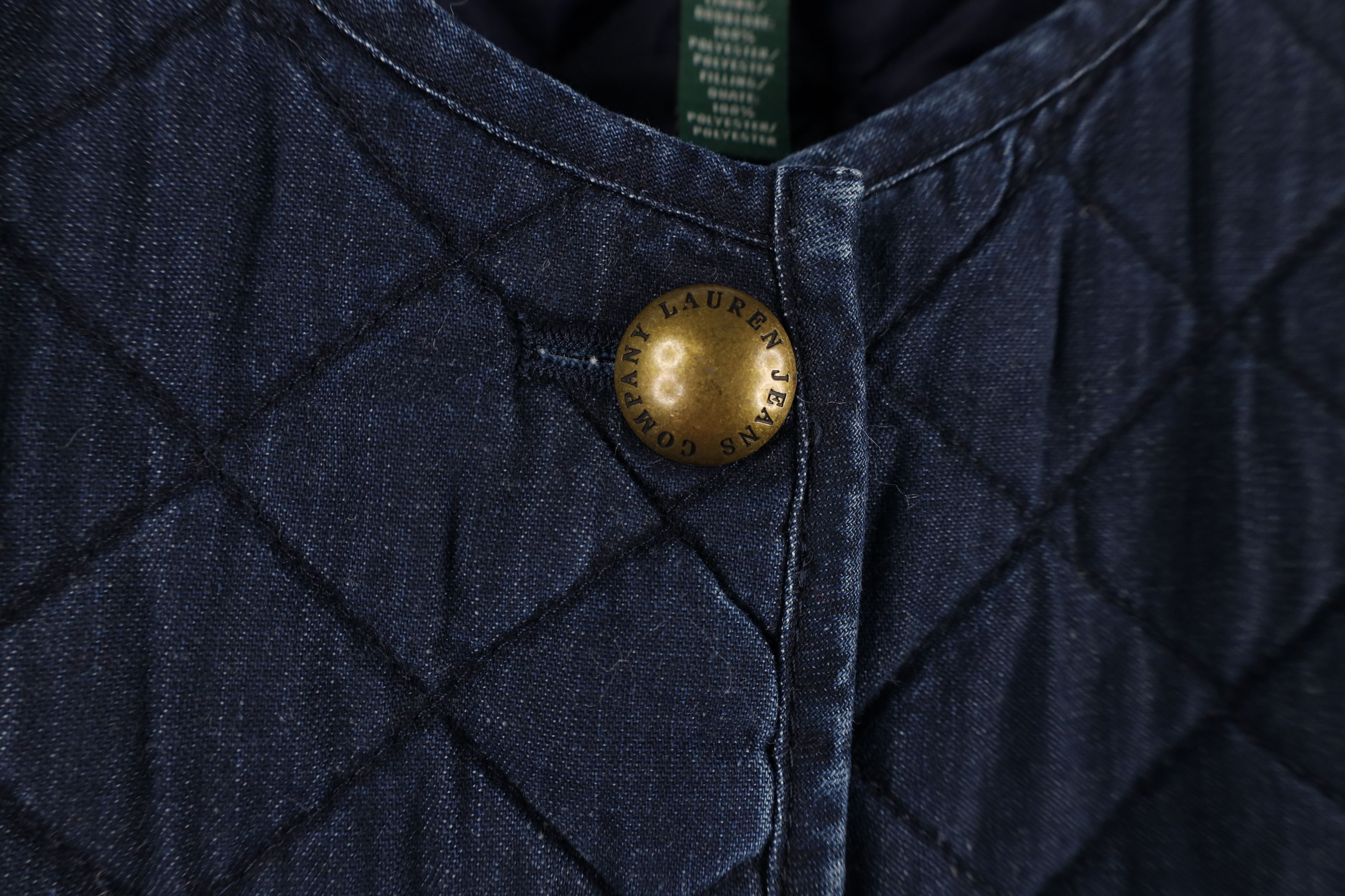 Ralph Lauren × Vintage Vintage 90s Ralph Lauren Full Button Jacket Indigo Blue Size XL / US 12-14 / IT 48-50 - 6 Thumbnail