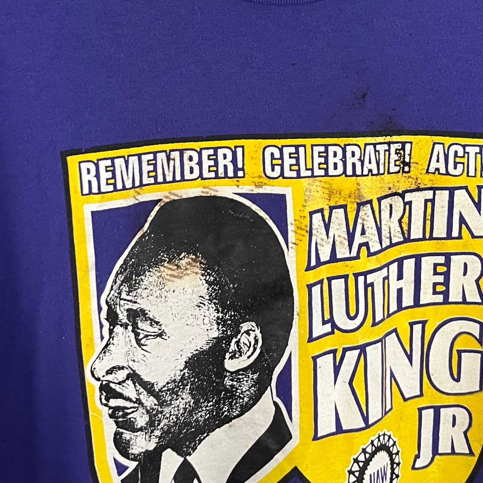 Vintage Vintage 90’s Martin Luther king shirt Size US XL / EU 56 / 4 - 4 Thumbnail