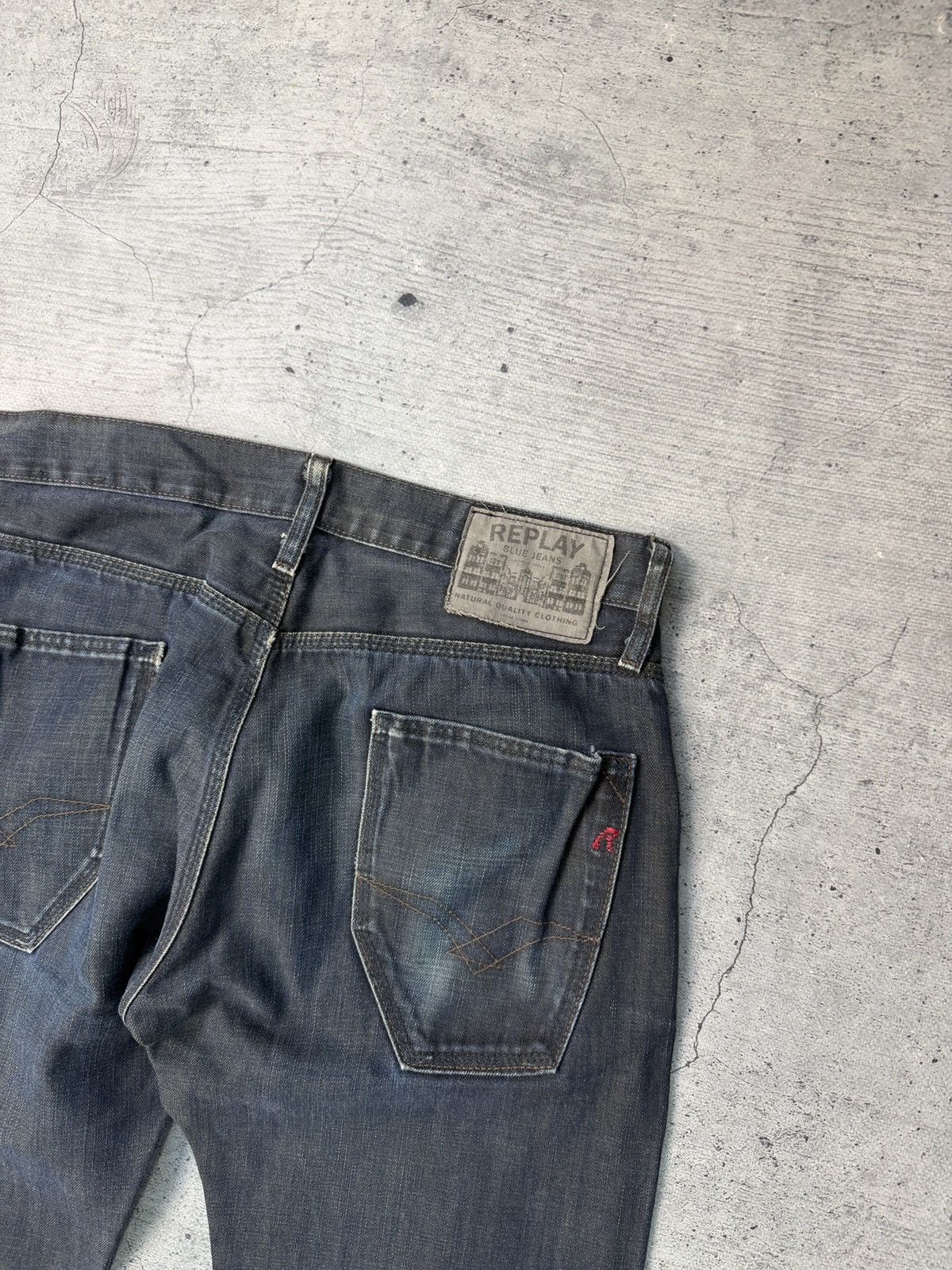 Replay Vintage Y2K Replay Jeans Washed Faded streetwear size 30 Size US 30 / EU 46 - 4 Thumbnail