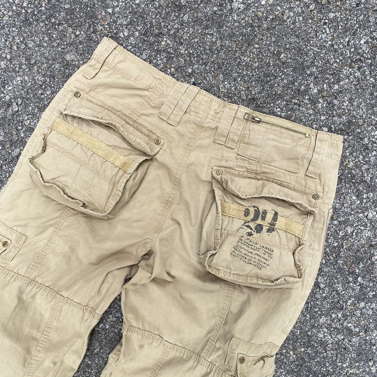 Japanese Brand Multipocket Cargo Pants Authentic Twills LGB Size US 33 - 9 Thumbnail