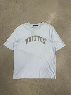 LOUIS VUITTON Multi-Logo T-shirt Men's Short Sleeve Size S White  Unused