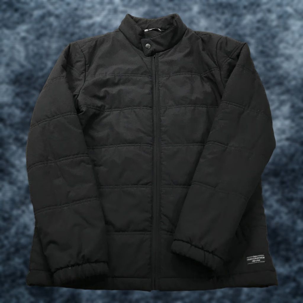 TravisMathew Travis Mathew Jacket Mens Small Black Interlude Puffer Long Sleeve Zip Outdoor Athletic Golf Casual Shirt Size US S / EU 44-46 / 1 - 1 Thumbnail