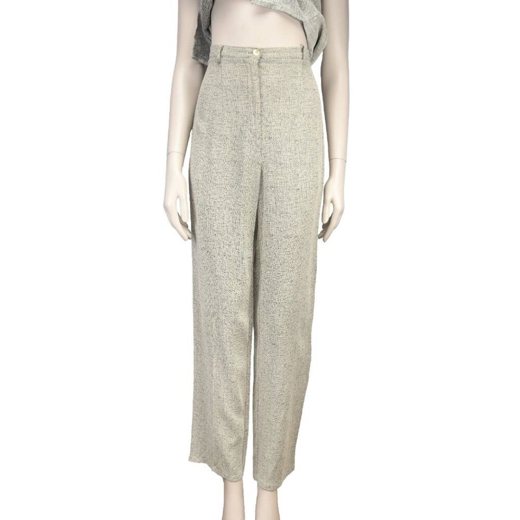 Gerard Darel GERARD DAREL 3 Pc Suit Flowy Gray Green Beige Pants Set s 38 Size S / US 4 / IT 40 - 9 Thumbnail