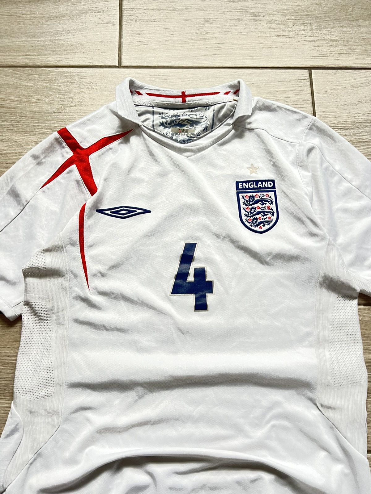 Umbro Vintage Soccer Jersey Umbro England National team 2004-2006 Size US S / EU 44-46 / 1 - 4 Thumbnail