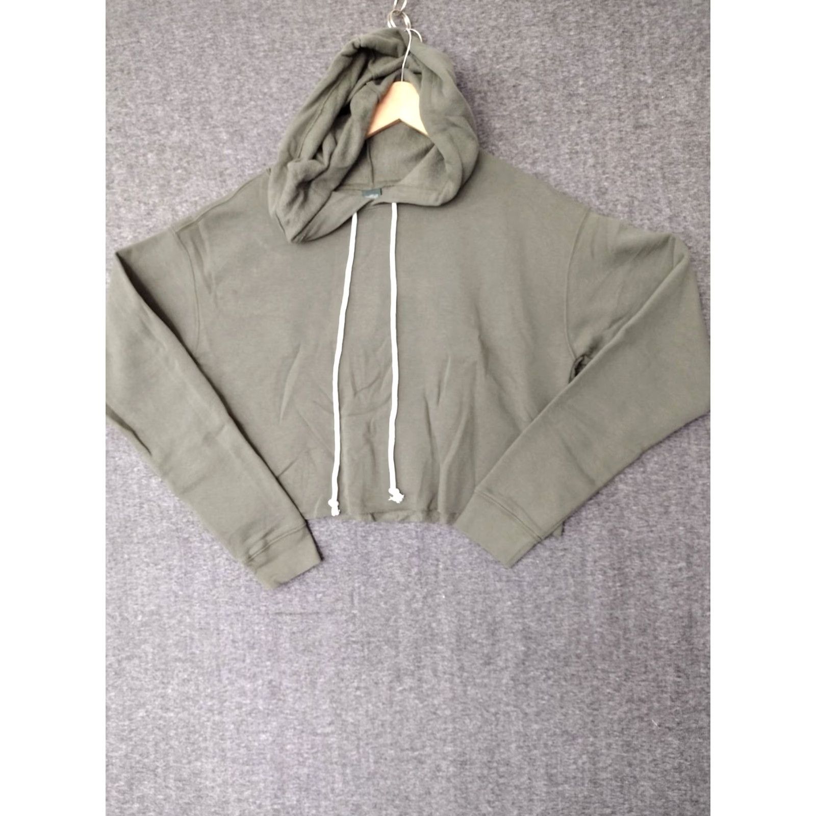 Vintage VINTAGE Wild Fable Crop Hoodie Women's Shirt Adult S Olive Green 331-11-2052 Size S / US 4 / IT 40 - 2 Thumbnail