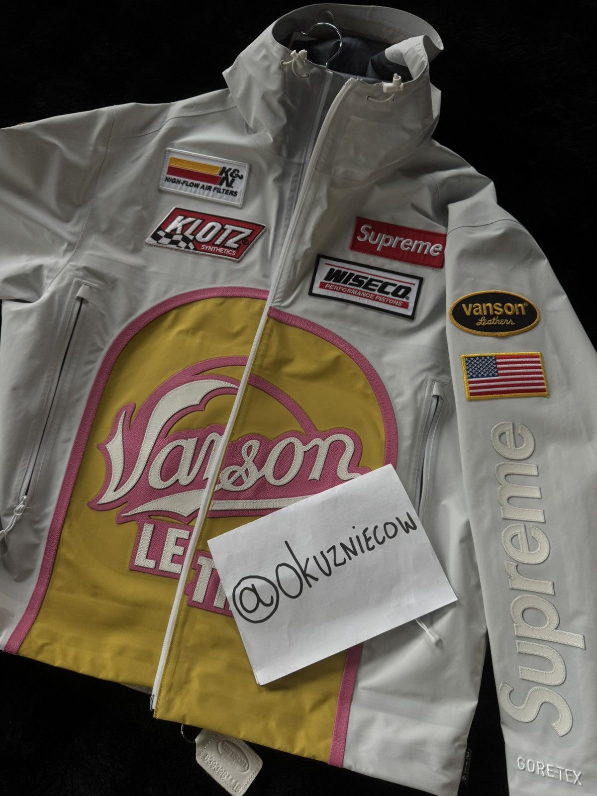 Supreme × Vanson Leathers Supreme Goretex Vanson Jacket Size US L / EU 52-54 / 3 - 15 Thumbnail