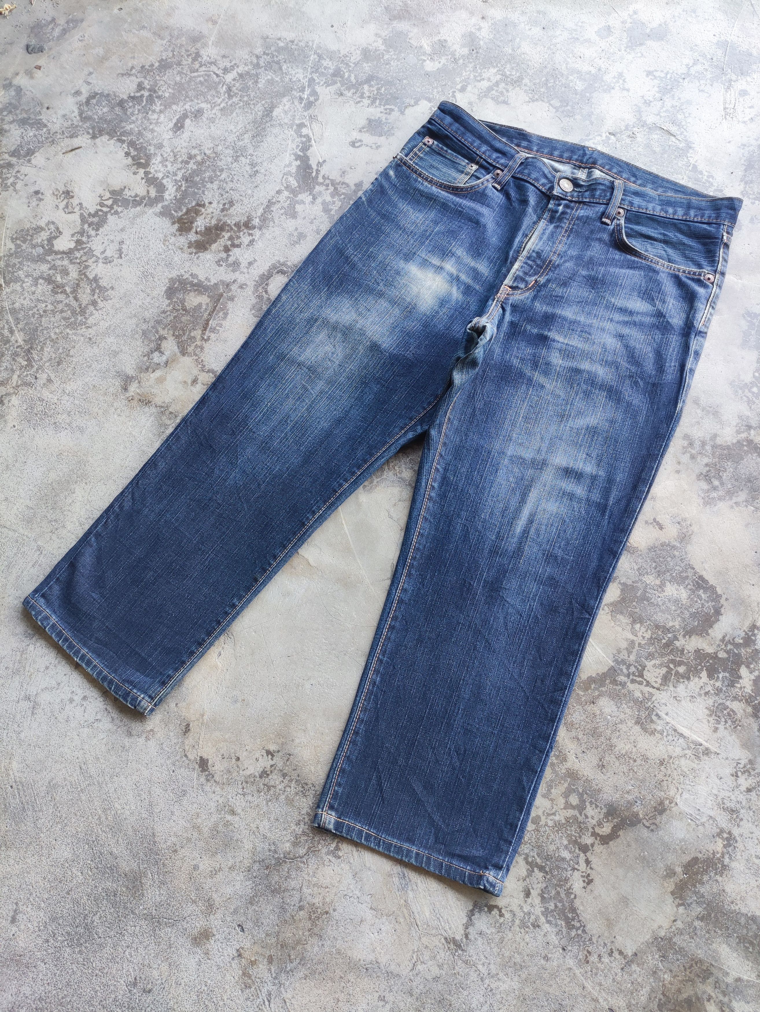 Edwin Vintage Edwin Brand Buggy Denim Faded Pants Size US 36 / EU 52 - 3 Thumbnail