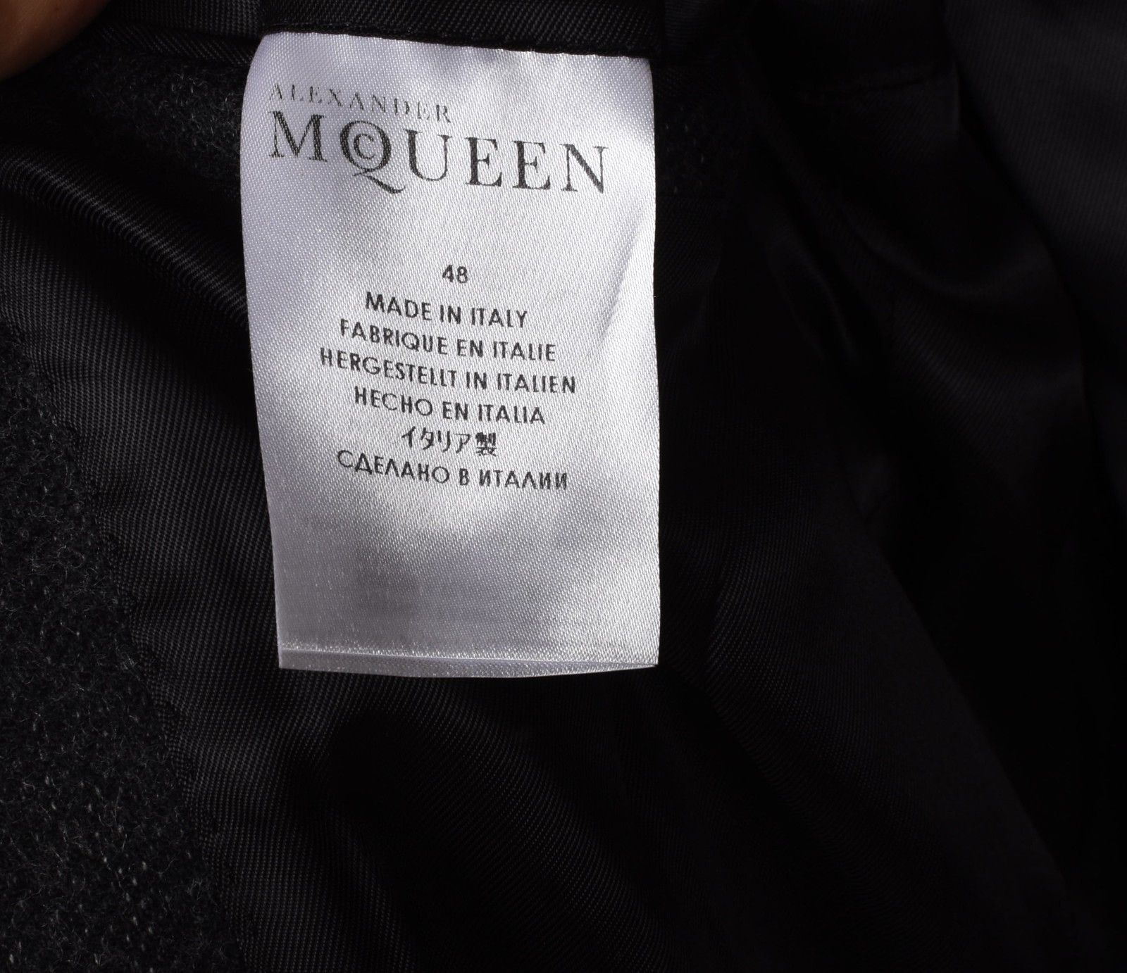 Alexander McQueen Alexander Mcqueen Men Jacket Heavy Padded Shoulders, IT48-M Size US M / EU 48-50 / 2 - 8 Thumbnail