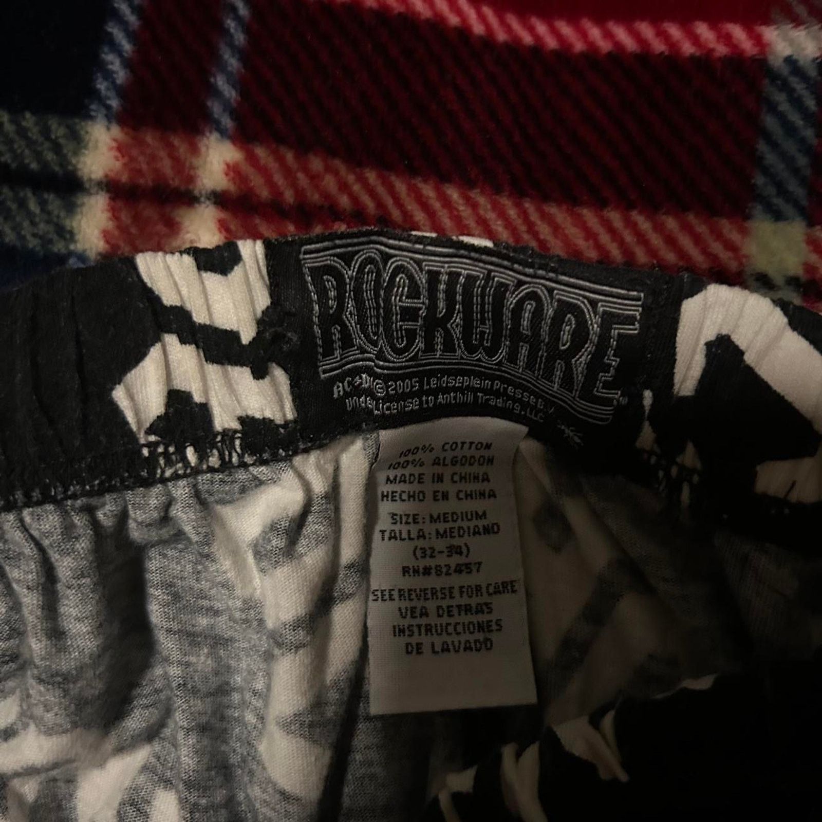 Other (M) ROCKWARE AC/DC Pajama Pants Size 28" / US 6 / IT 42 - 4 Thumbnail