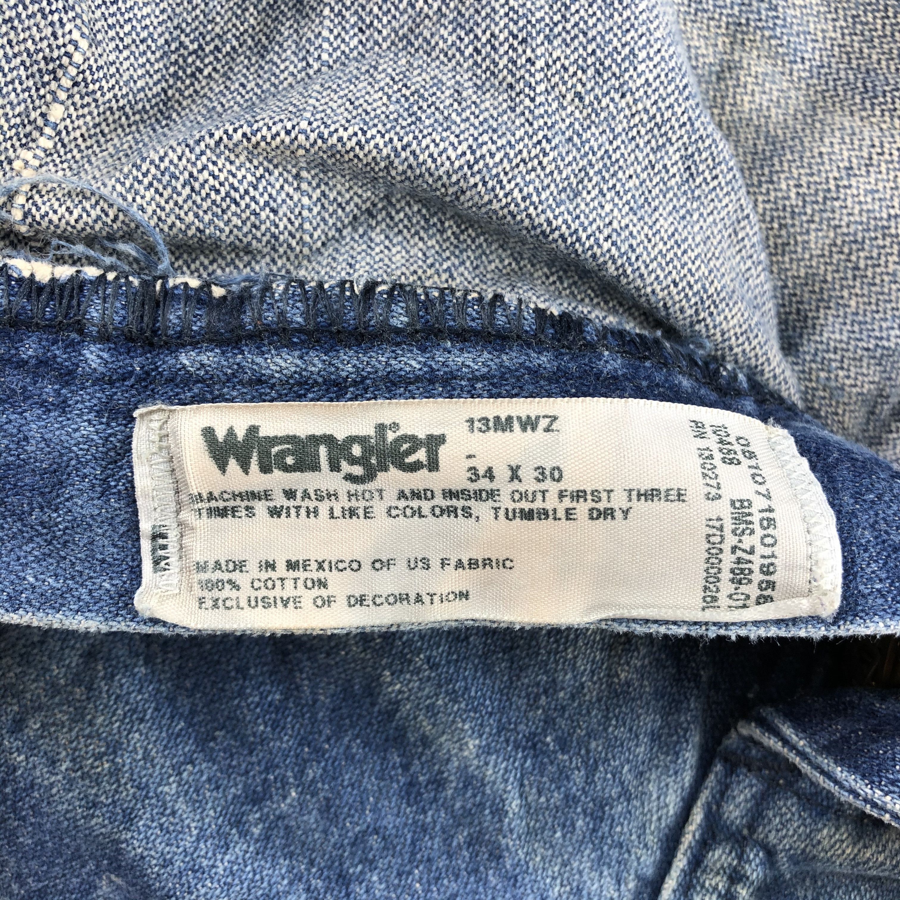 Wrangler Vintage Blue Wash Wrangler Jeans-J2279 Size US 33 - 14 Thumbnail