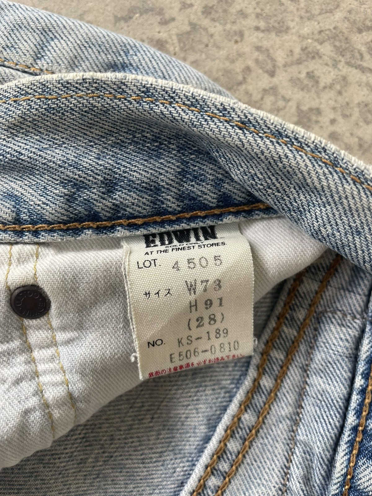 Vintage Edwin 505X Selvedge