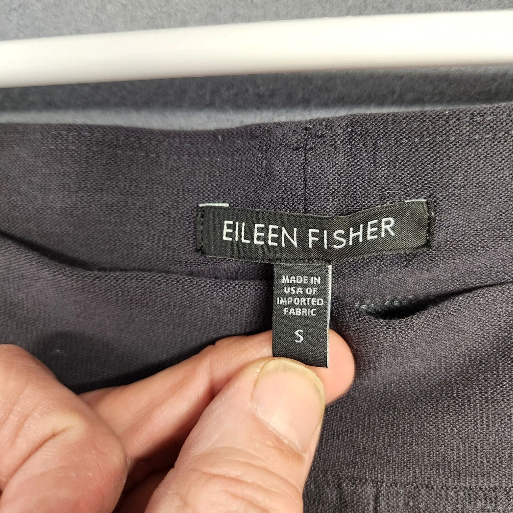 Eileen Fisher Eileen Fisher Pant Women Small Black Pull On Elastic Waist Stretch Legging Ankle Womens S Black Pull On Elastic Waist Ankle Legging Size 28" / US 6 / IT 42 - 3 Thumbnail