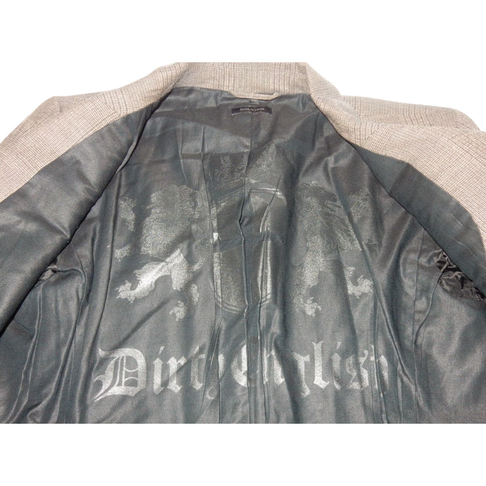 Juicy Couture Juicy Couture Blazer Sport Coat Jacket 40 Brown Wool Plaid Men Mens Size 40 Blazer Coat 98% Wool 2% Spandex Dirty English Size 40R - 7 Thumbnail