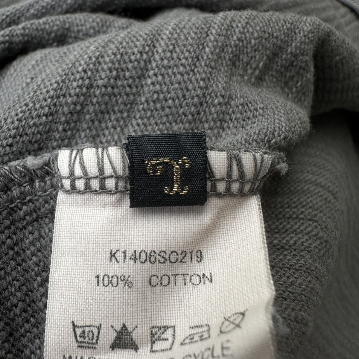 Kapital Kapital XBW layered Sumi ink loopwheel lettered Henley tee Size US M / EU 48-50 / 2 - 9 Thumbnail