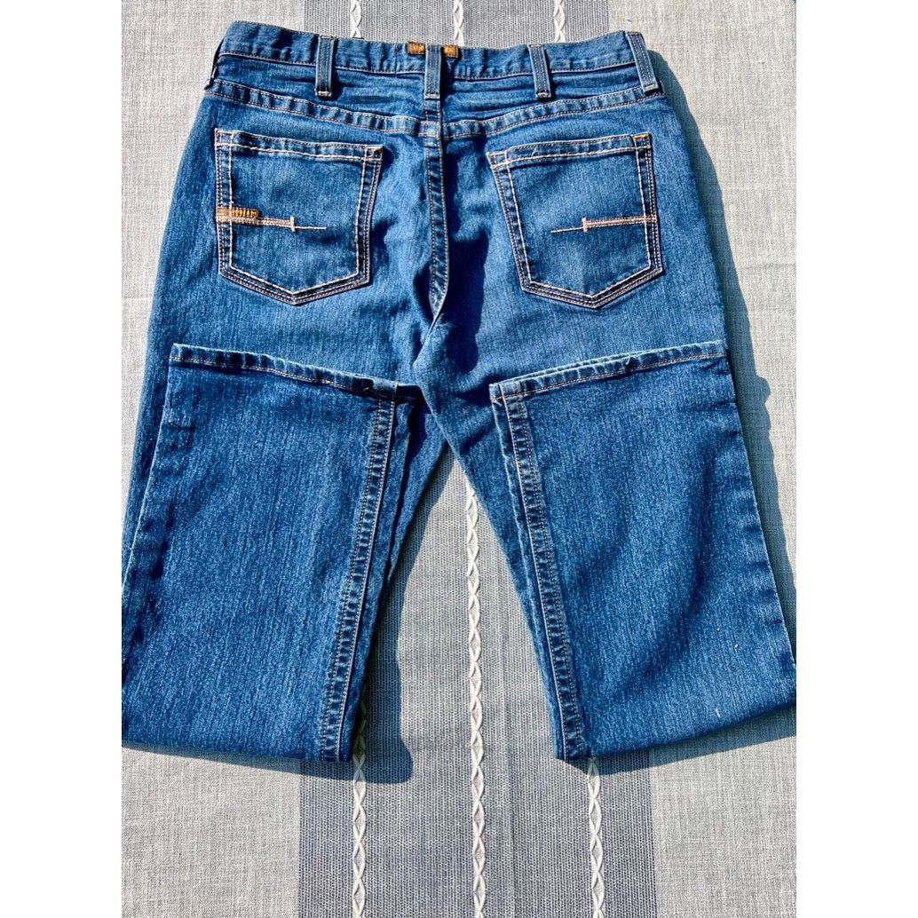 Ariat Men's Ariat Rebar M4 Low Rise Bootcut jeans 35x32 True 33x30 Size US 35 - 3 Thumbnail