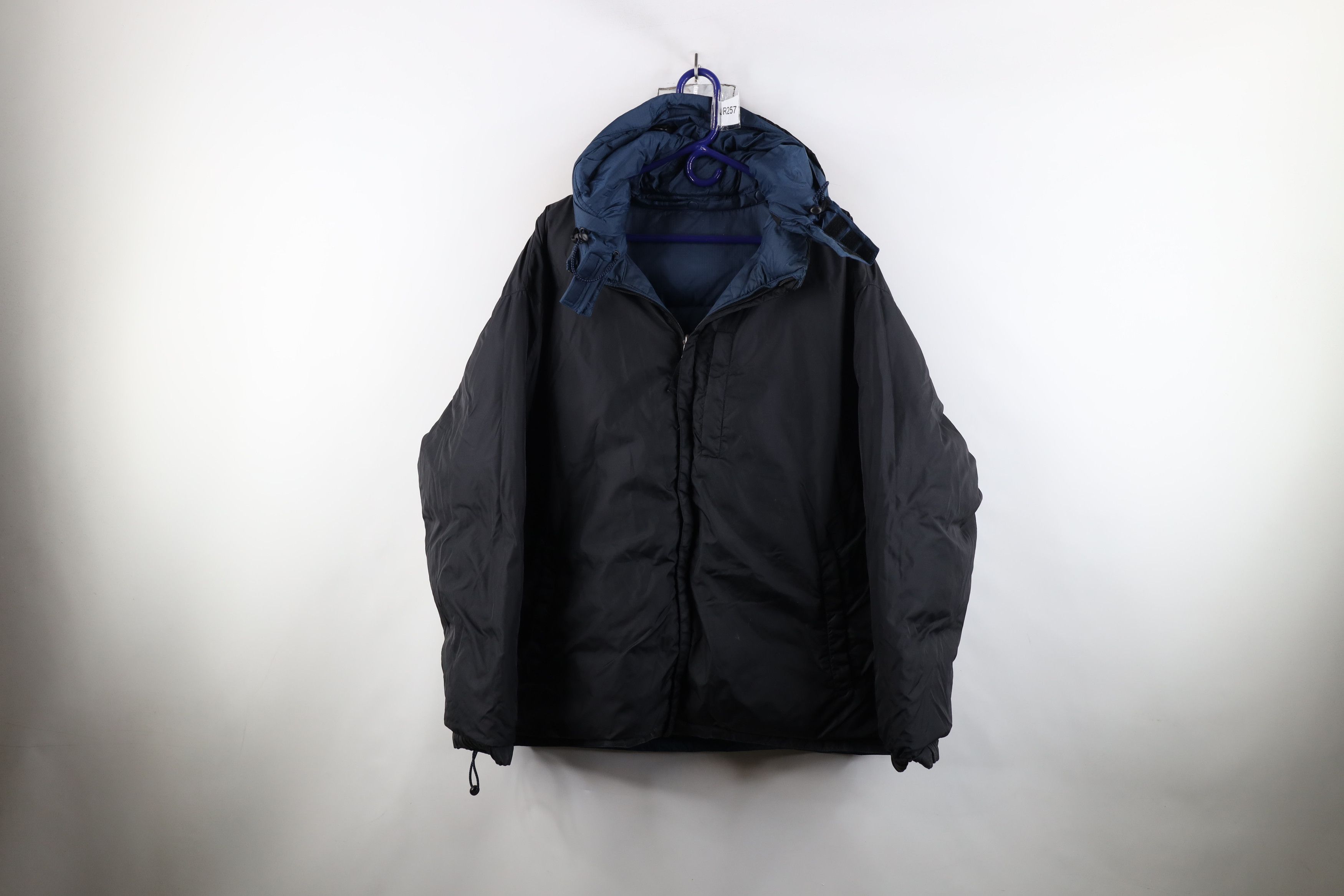 Gap × Vintage Vintage 90s Gap Reversible Duck Down Hooded Puffer Jacket Size US L / EU 52-54 / 3 - 11 Thumbnail