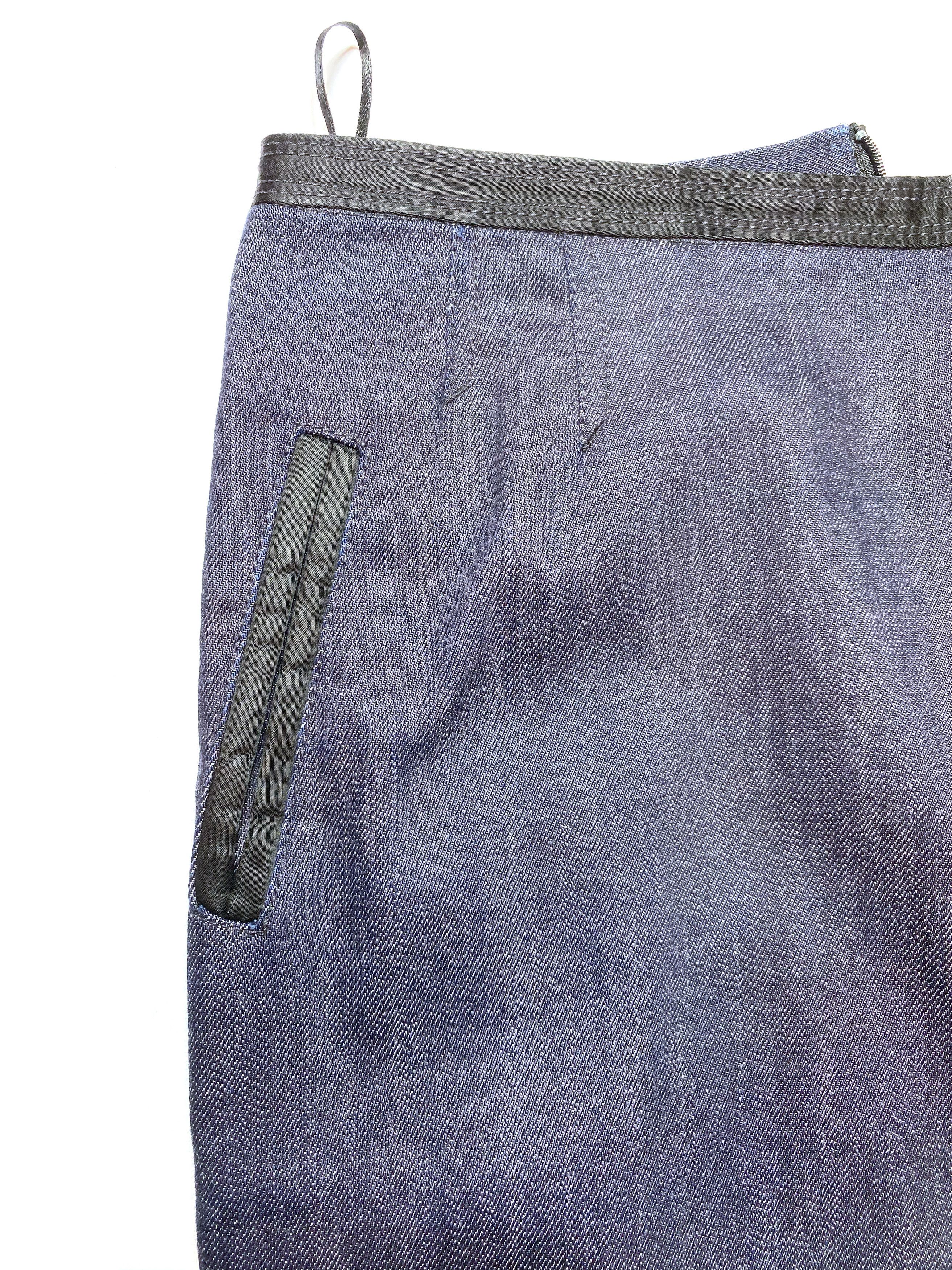 Jean Paul Gaultier GAULTIER2 Jean Paul Gaultier Lace-up Jeans Denim Skirt Size 28" / US 6 / IT 42 - 5 Thumbnail