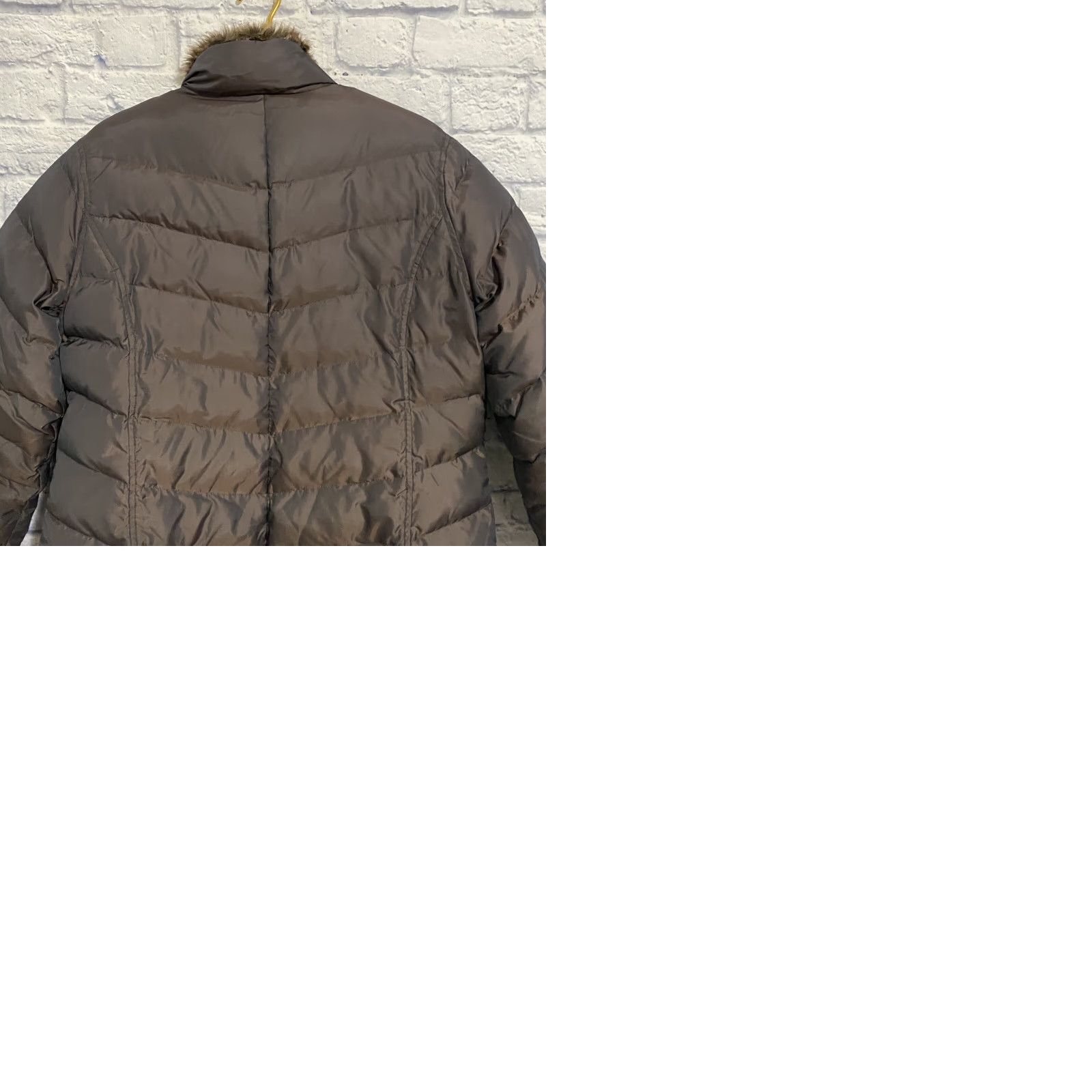 Eddie Bauer Eddie Bauer Jacket Women's Premium Puffer Goose Down Shiny Brown Faux Fur Collar XL Size XL / US 12-14 / IT 48-50 - 9 Thumbnail