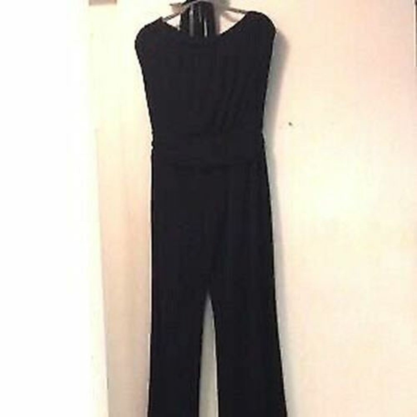 Express EXPRESS LADIES BLACK JUMPSUIT Sz Small NWT Size 28" / US 6 / IT 42 - 7 Thumbnail