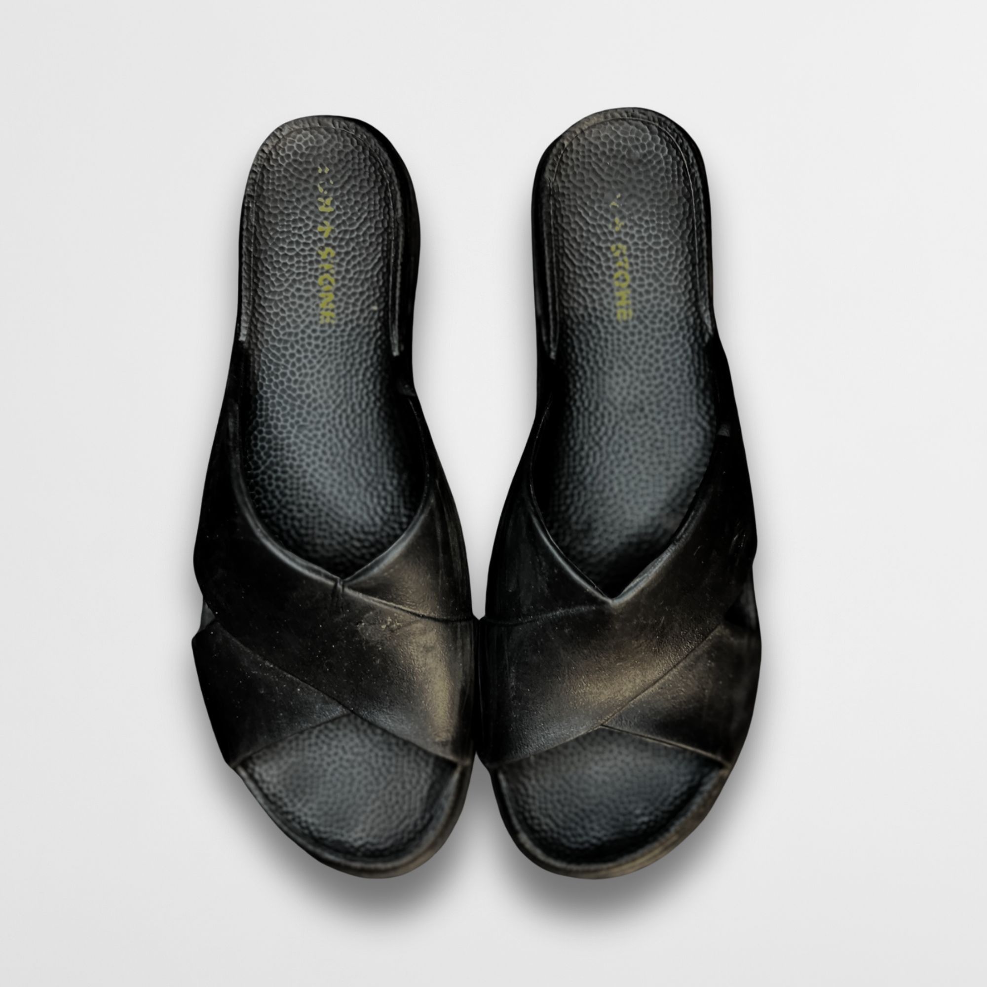 Other Sun Stone Black Comfort Islla Sandals Size 10 Slip-On Design Size US 10 / IT 40 - 3 Thumbnail