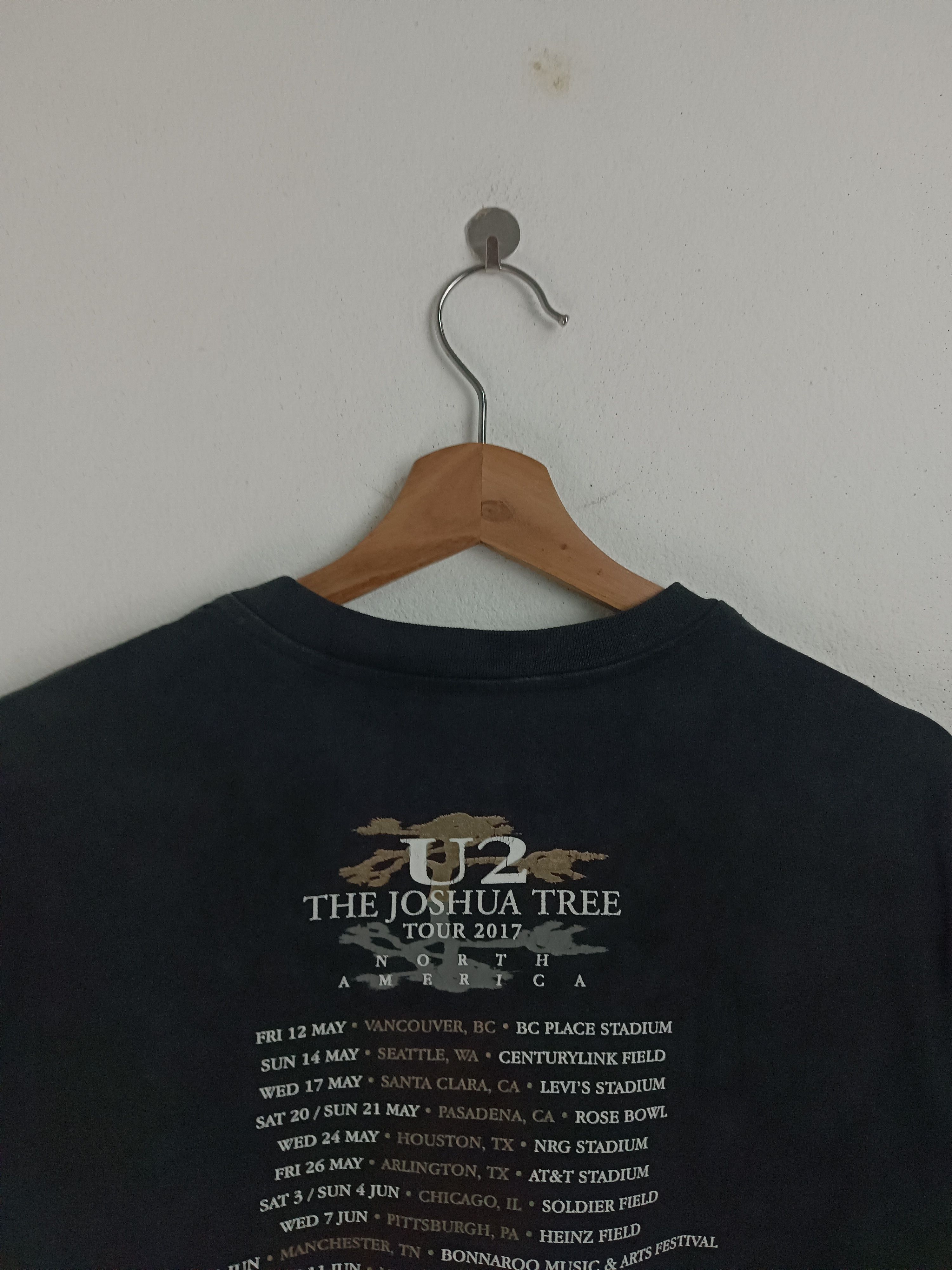 Band Tees VINTAGE 2017 U2 JOSHUA TREE NA TOUR rem oasis who Size US M / EU 48-50 / 2 - 14 Thumbnail